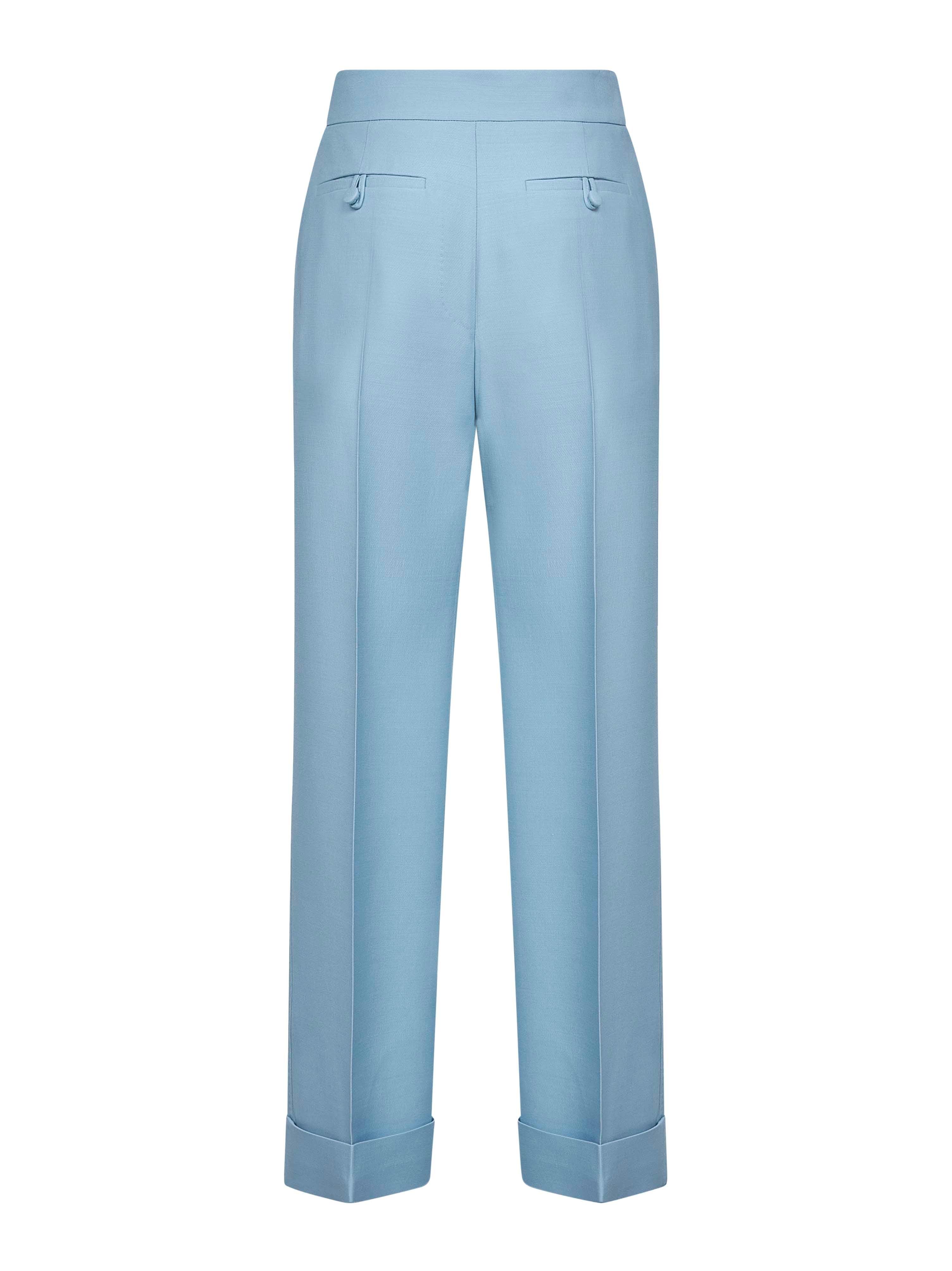 パンツ VALENTINO Ivory Cady Couture wide-leg pant Valentino Garavani Ivory Cady Couture Wide-Leg Pant – LOZURI®