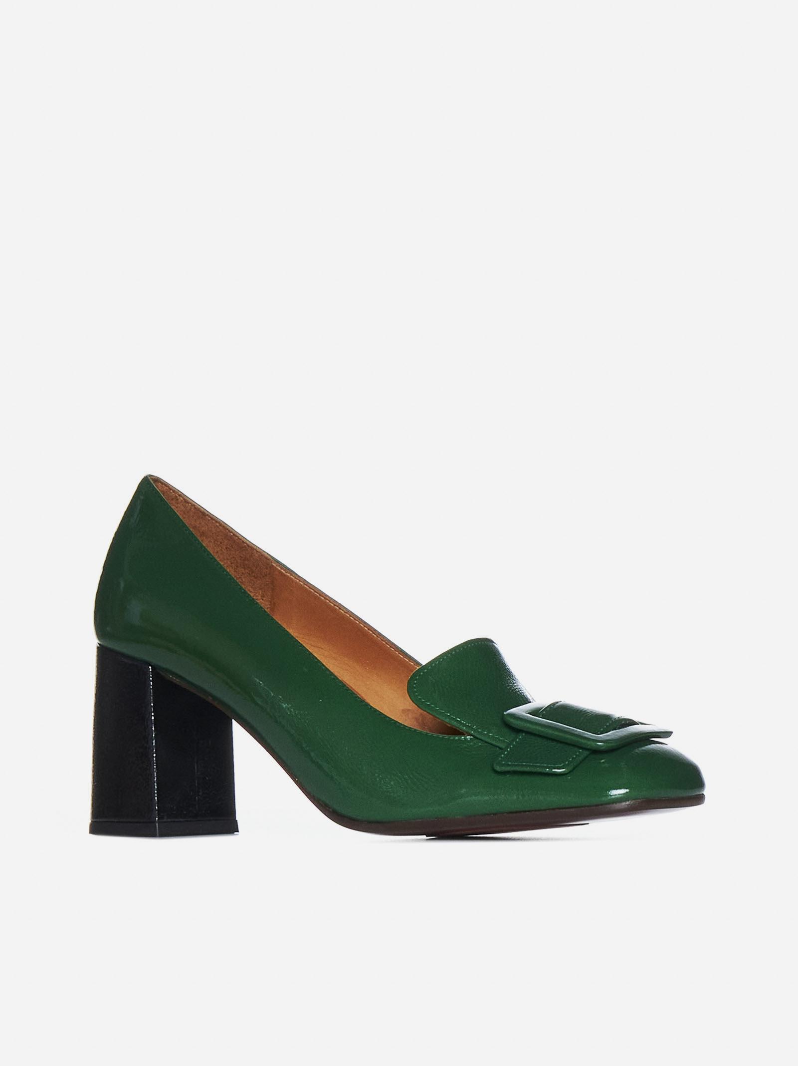 Chie Mihara Pema Patent Leather Pumps in Green Lyst