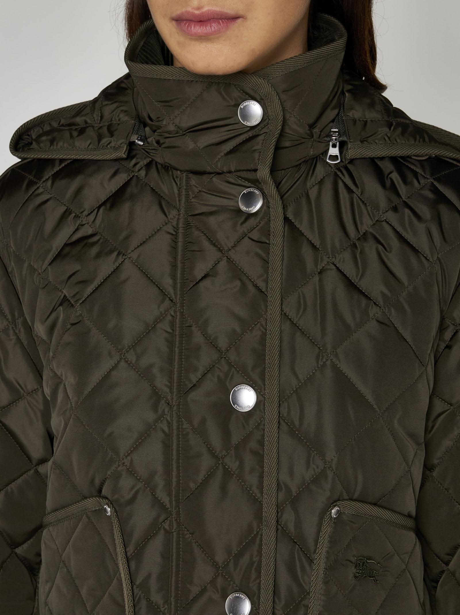 Burberry diamond top quilted jacket xxl