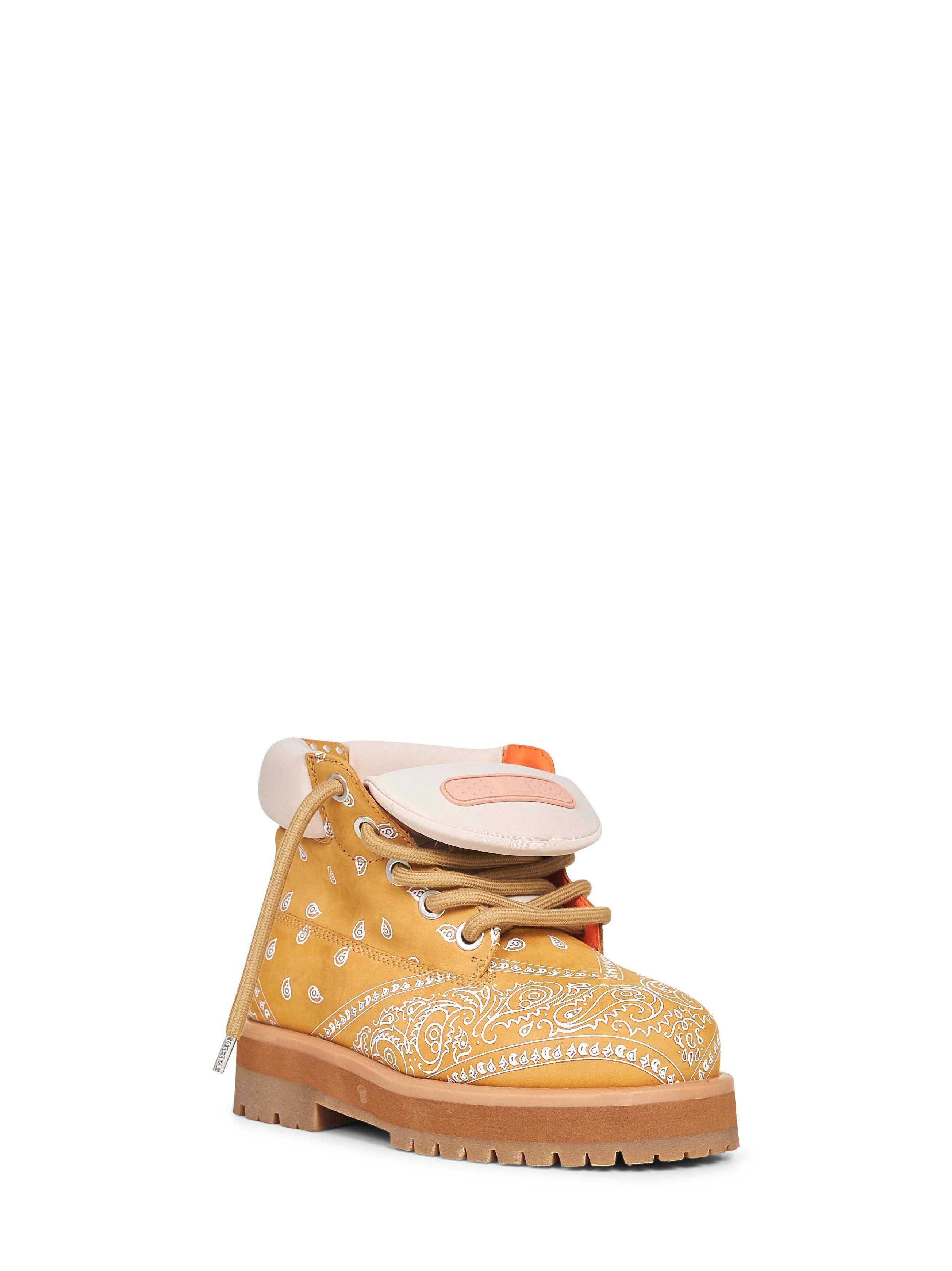 PDF Bandana Print Nubuck Strada Low Bandana Ankle Boots in