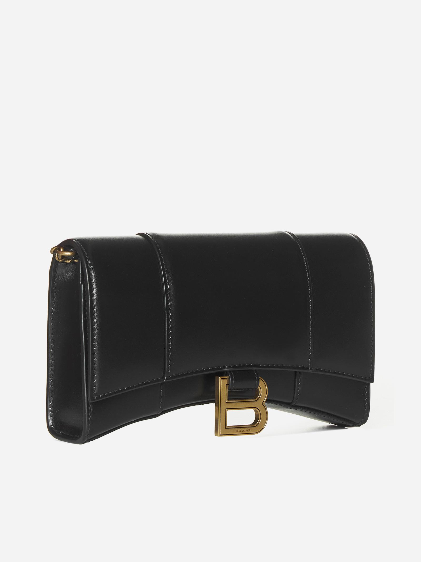 Balenciaga hourglass wallet on chain new arrivals