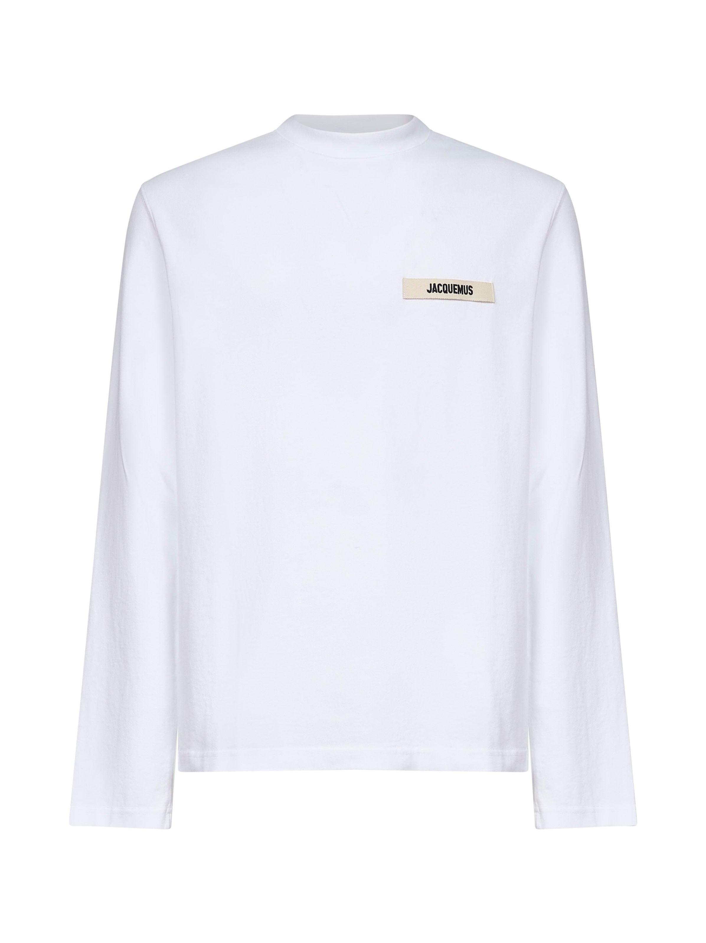 Tシャツ・カットソー Jacquemus The Grosgrain Long-Sleeved Shirt Jacquemus Long-sleeve t-shirts for Men | Online Sale up to