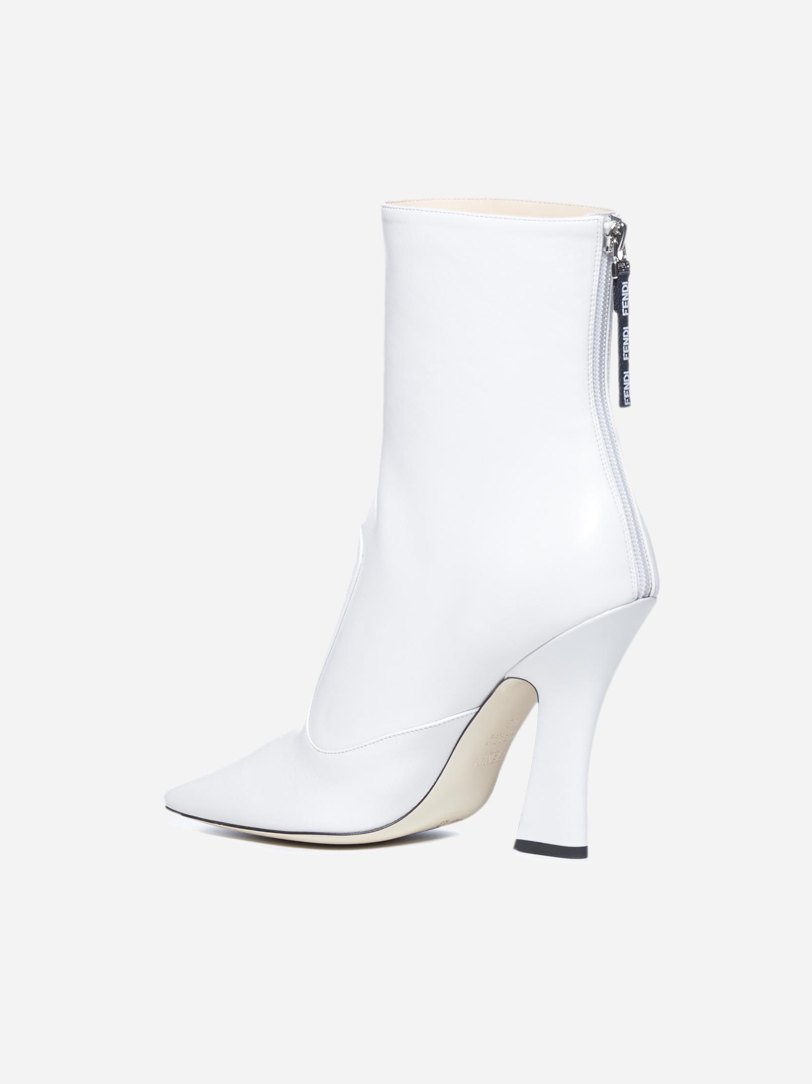 fendi boots white