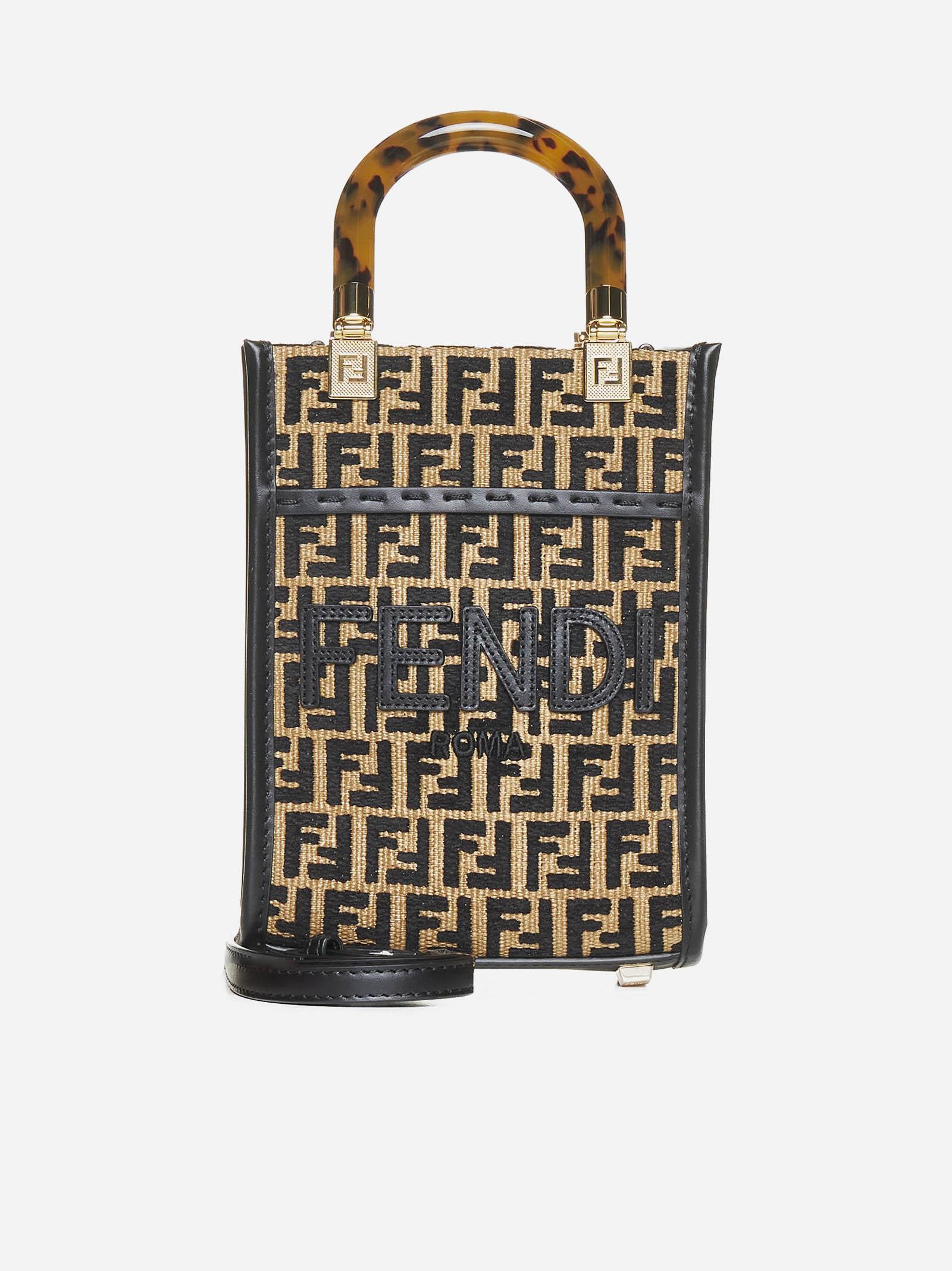 Fendi Sunshine Mini Tote in Brown Lyst UK
