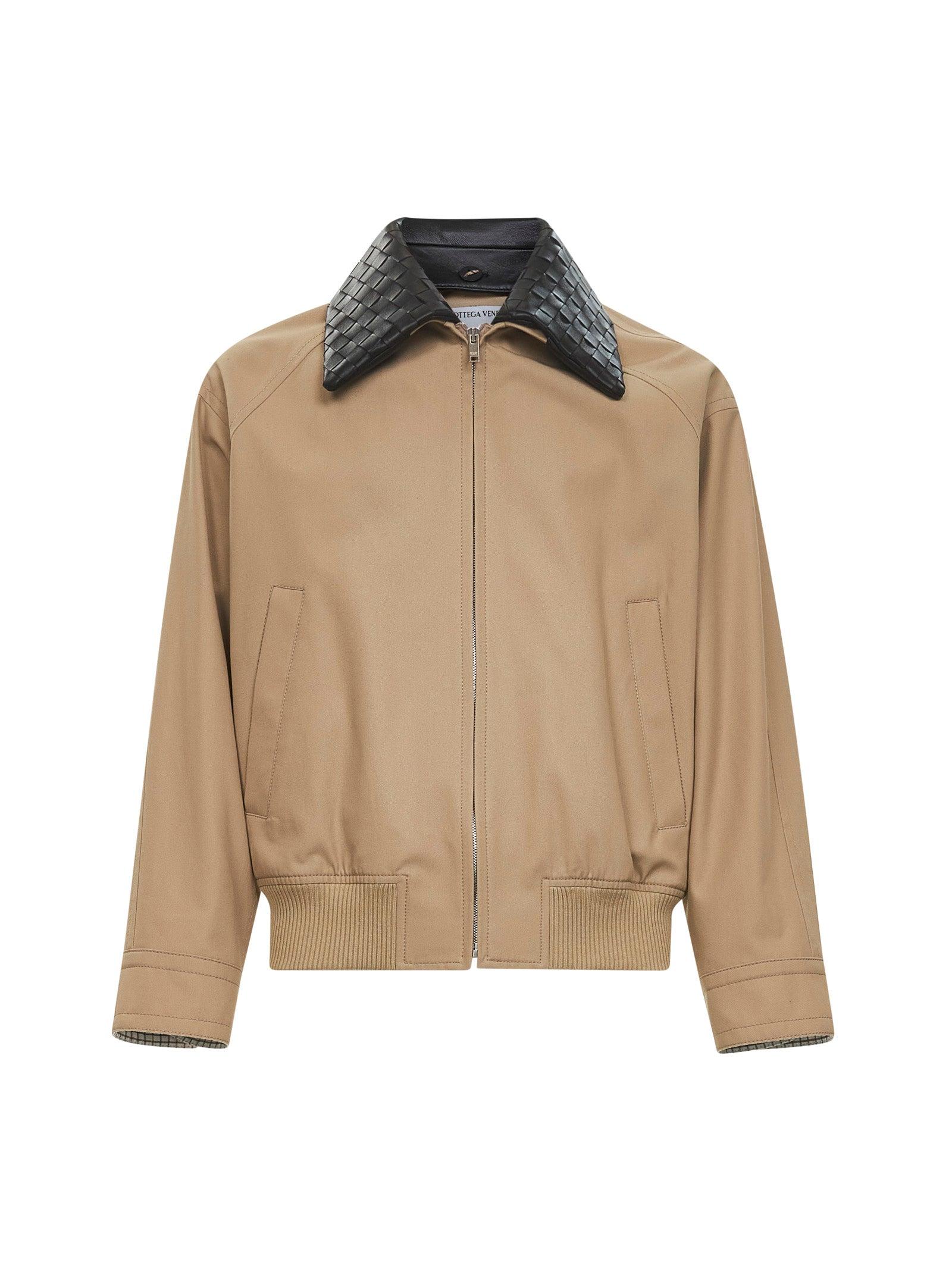 Bottega Veneta Cotton Twill Blouson in Natural for Men | Lyst