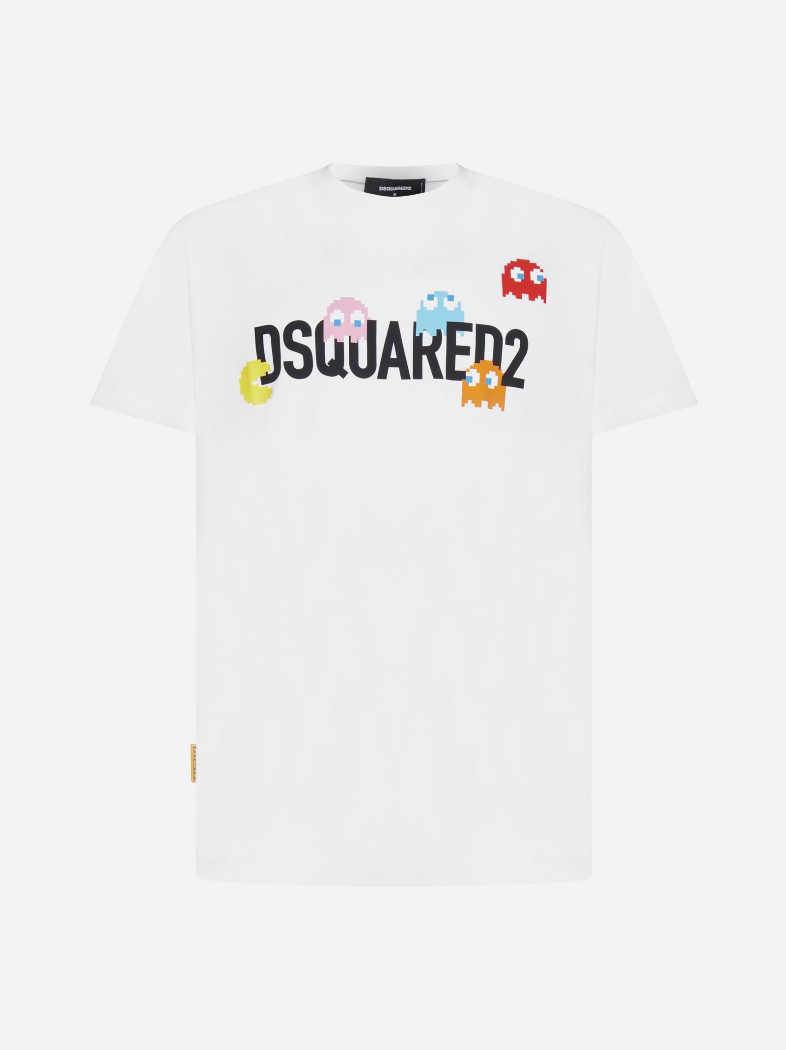 DSquared² Cotton T-shirt in White for | Lyst