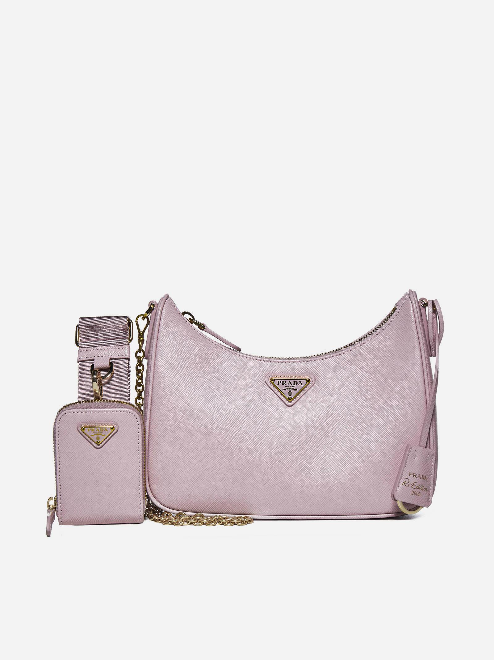 Alabaster Pink Prada Re-Edition 2005 Re-Nylon bag - Fake Prada Store