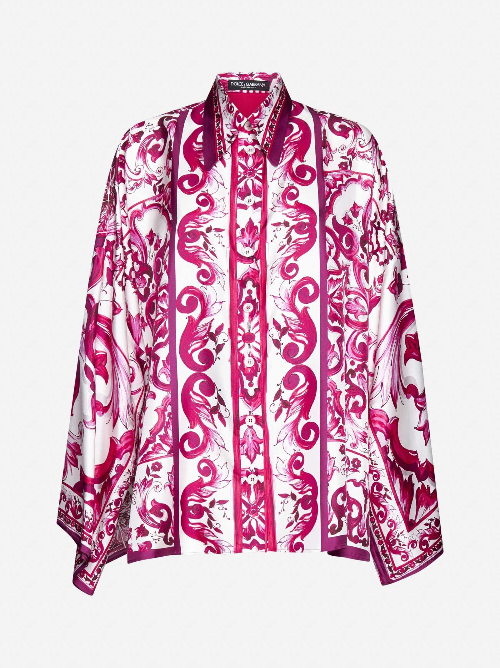 Dolce & Gabbana Silk Bandana Print Shirt