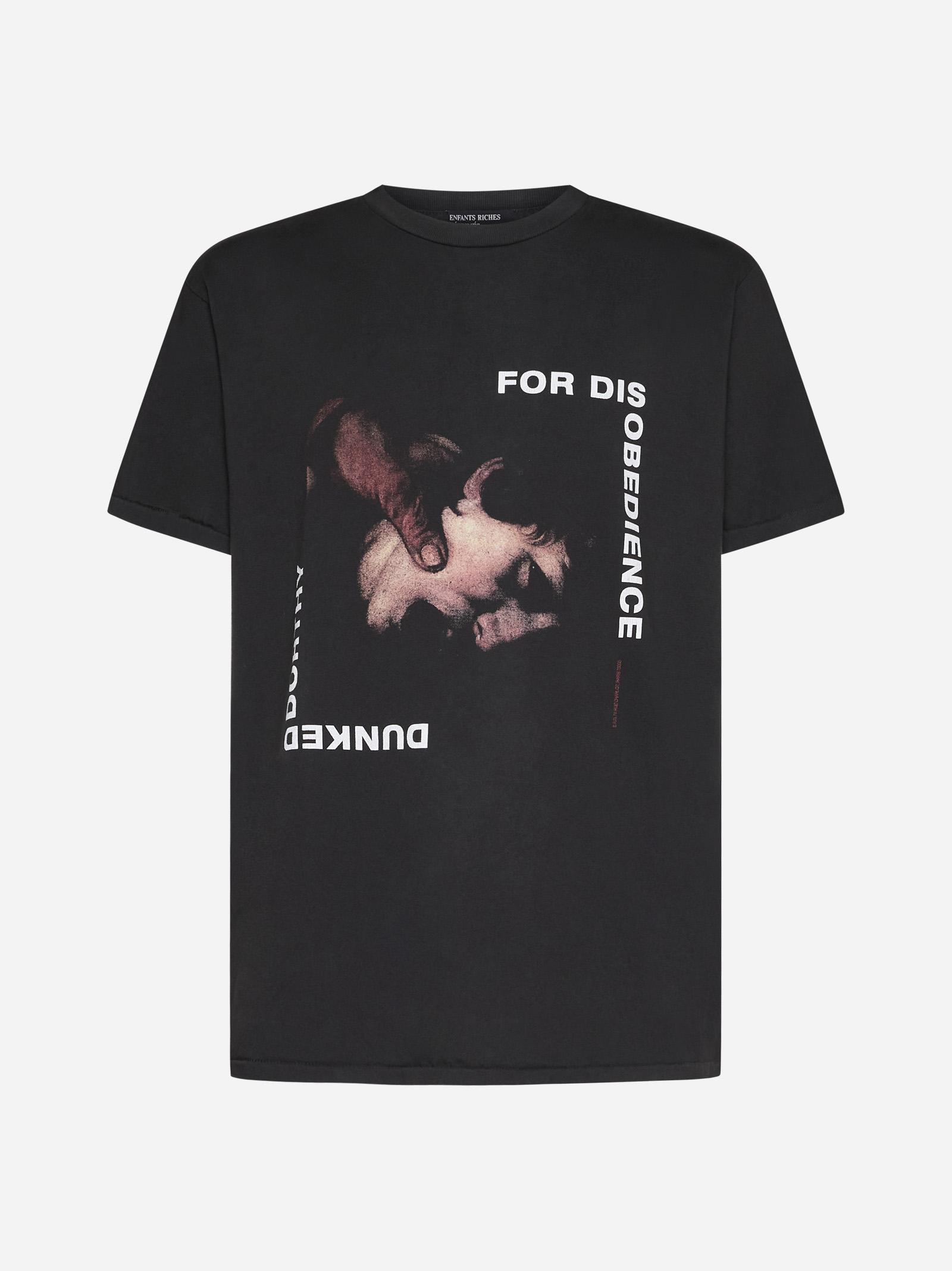Enfants Riches Deprimes Dorothy Dunked Cotton T-shirt in Black for