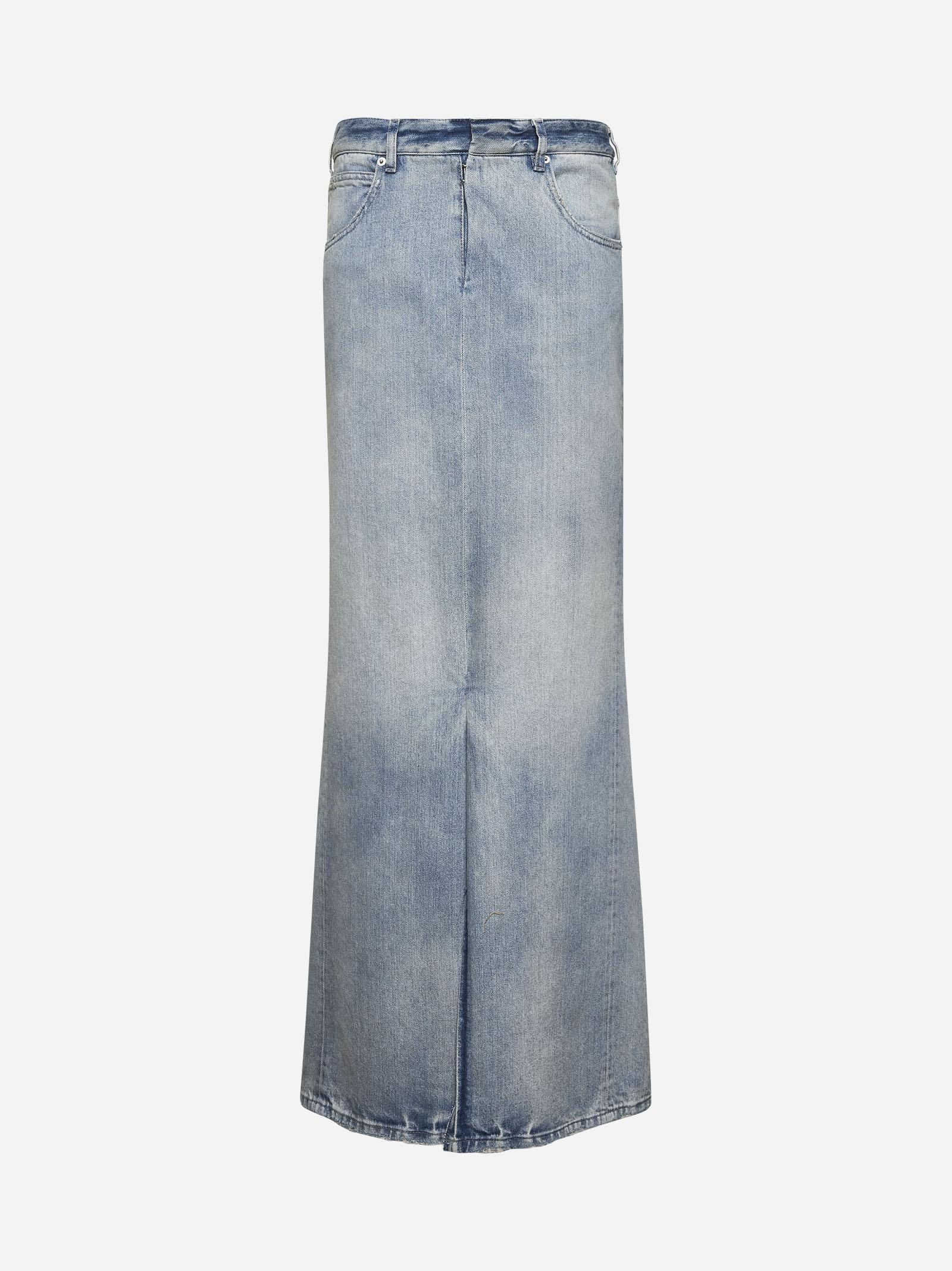 スカート Maison Margiela Denim Skirt Anonymity Of The Lining Maison Margiela: Women's Anonymity of the Lining Denim Skirt