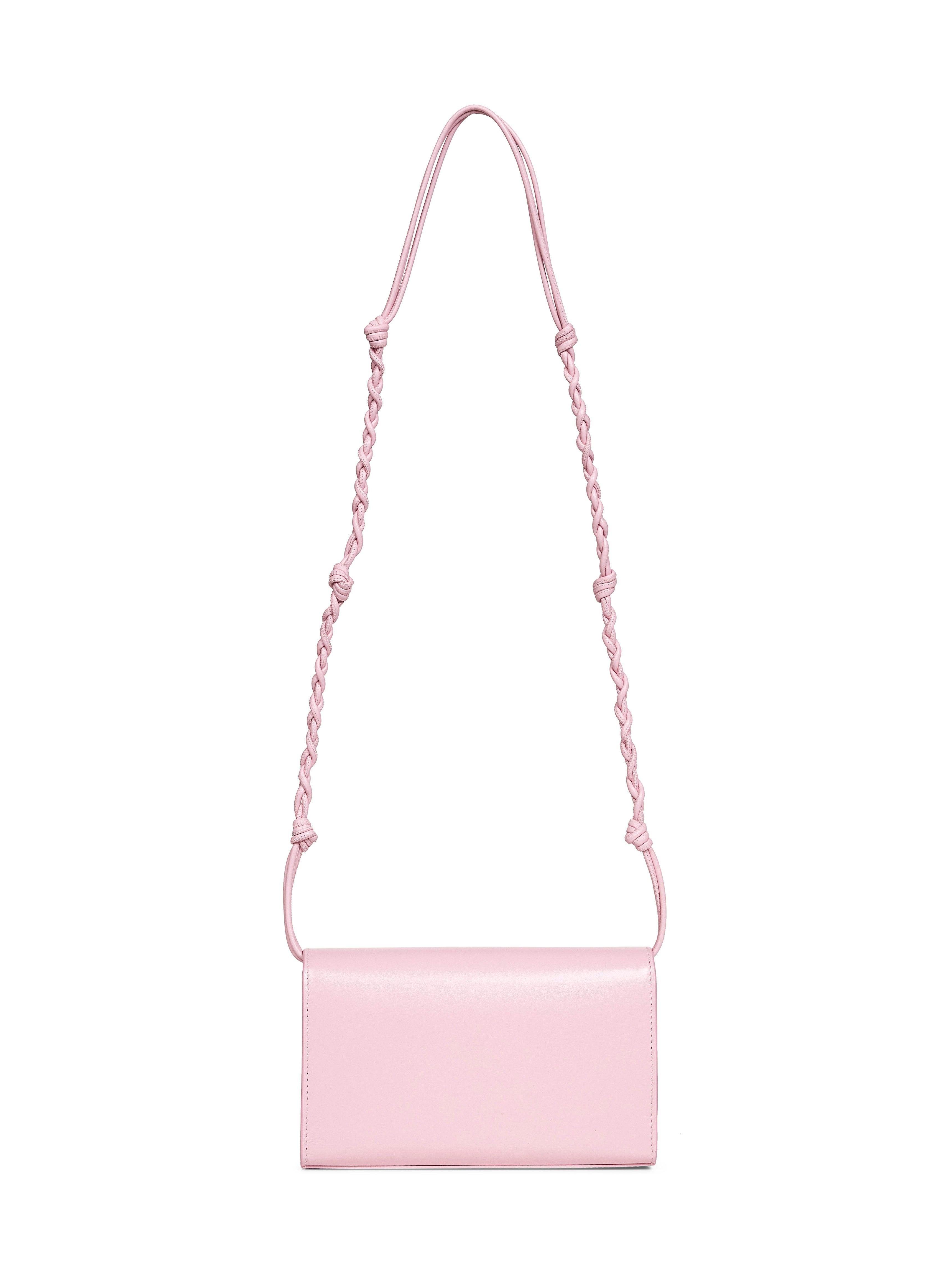 Jil Sander Neon Rose Tangle Wallet On Chain in Pink | Lyst