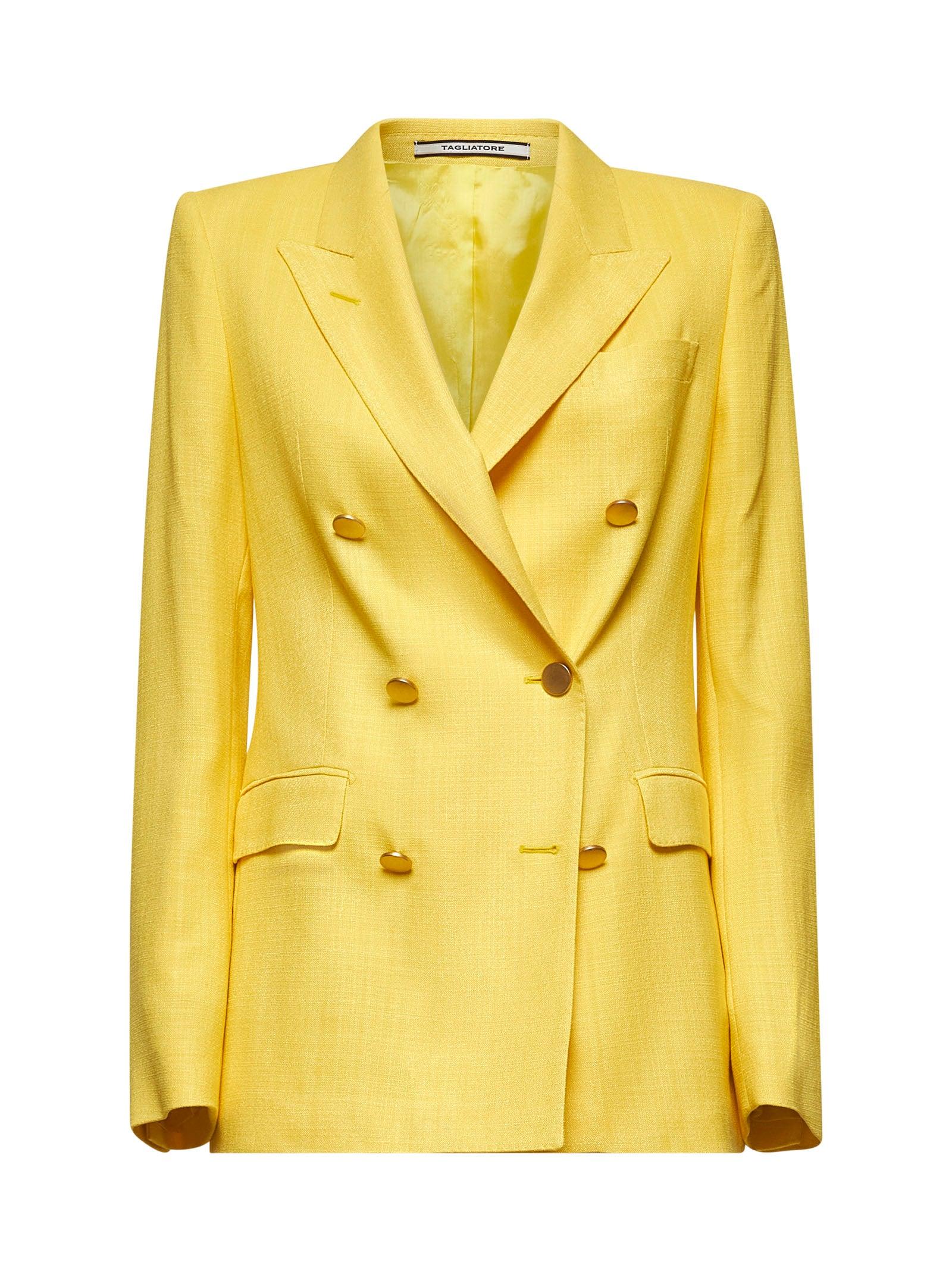 Yellow Tagliatore Jackets for Women | Lyst