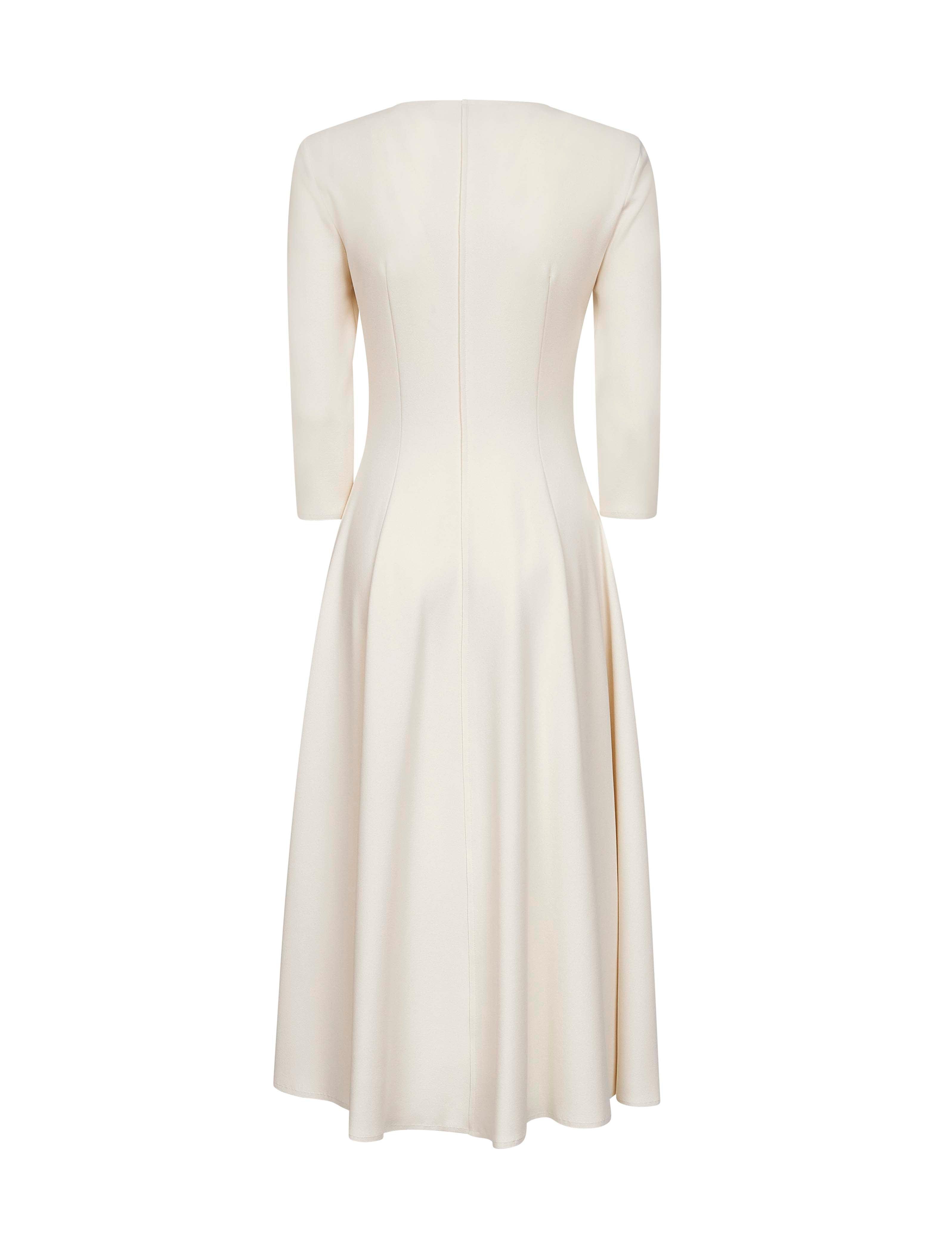 オールインワン・サロペット Blanca Vita Beige Maxi Dress With Classic Collar And Blanca Vita Beige Maxi Dress With Scoop Neckline | THE LIST