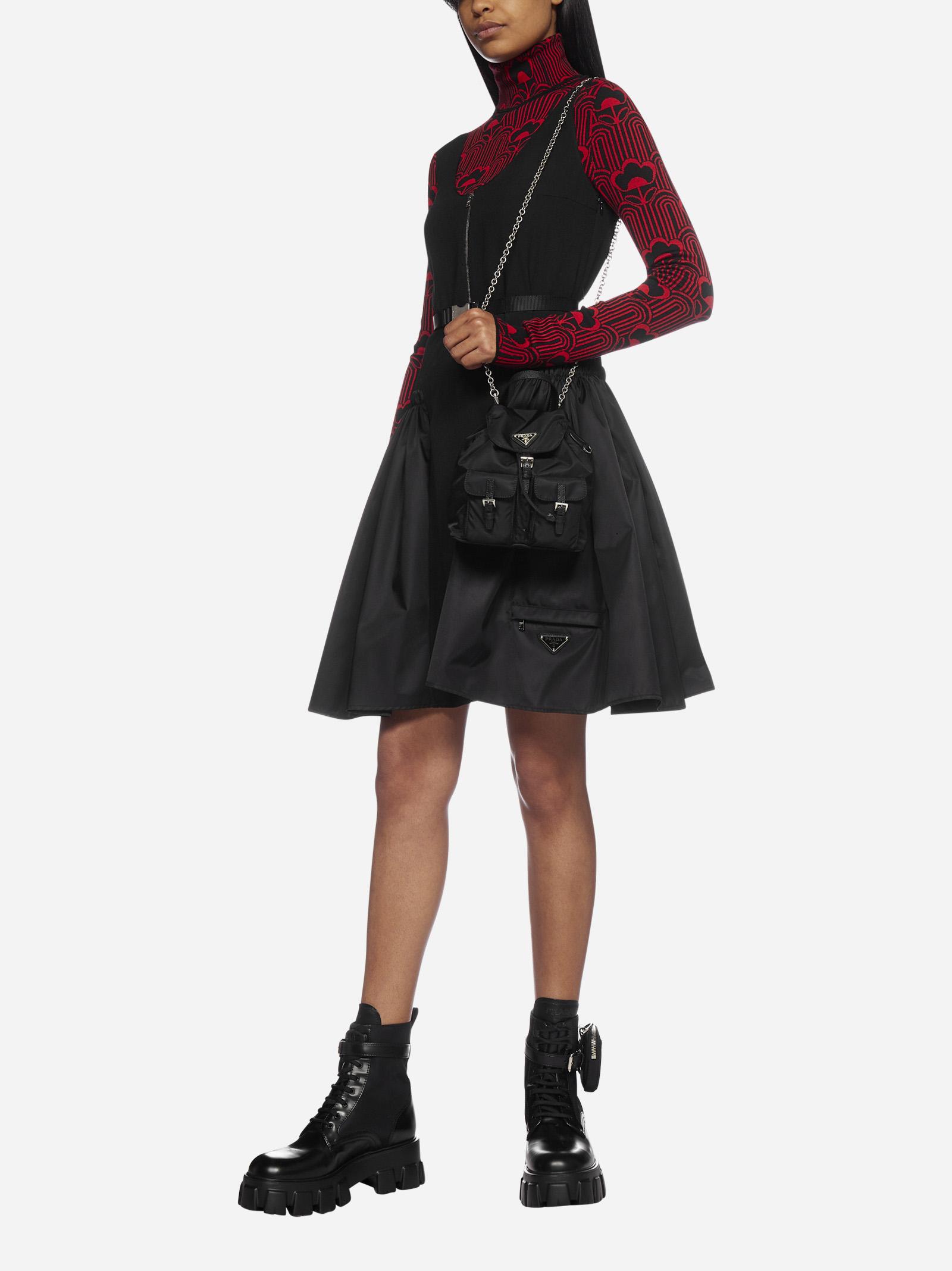 prada nylon mini backpack