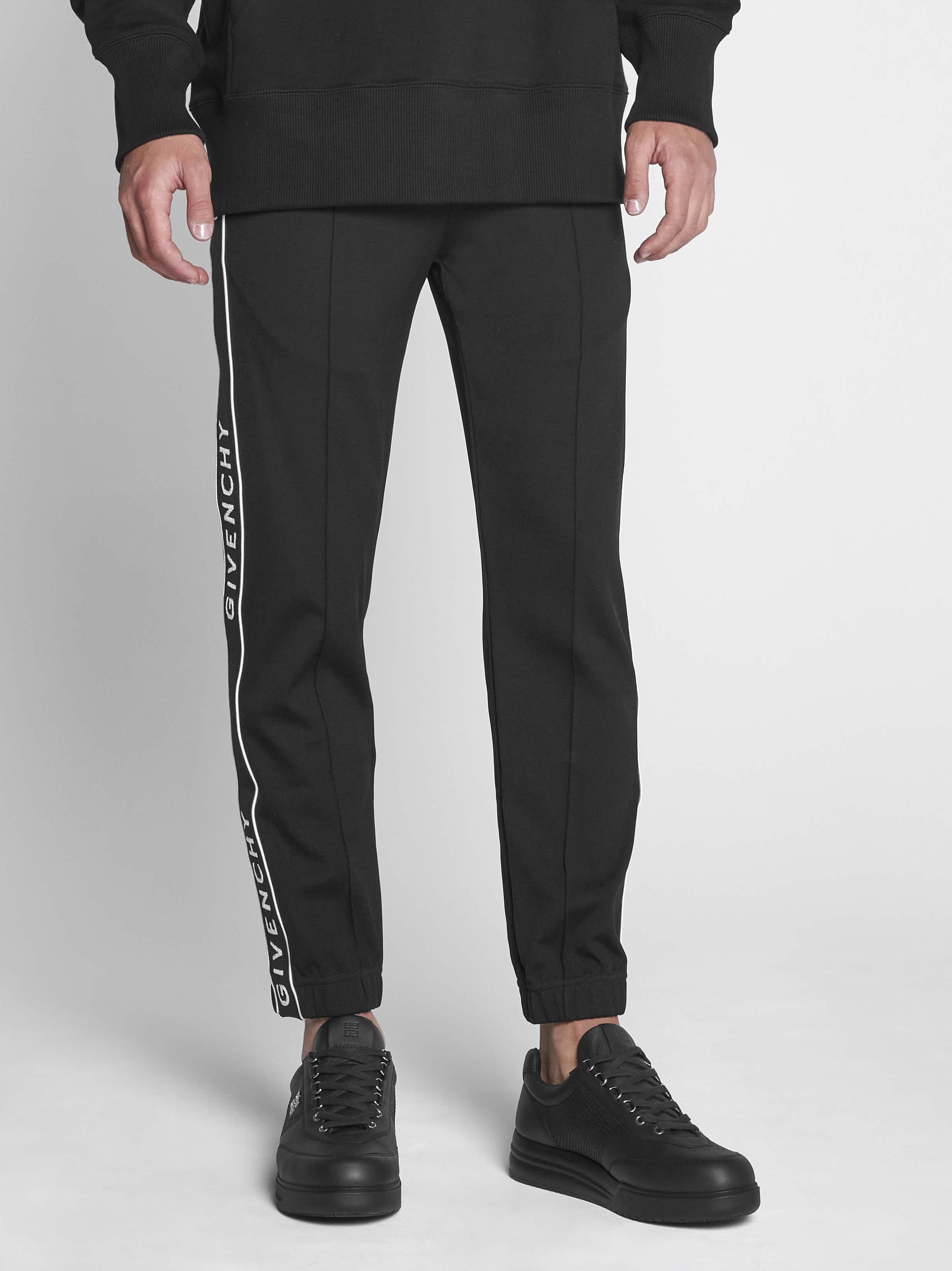 Givenchy Logo Side Stripes Track Pants in Black for Men | Lyst