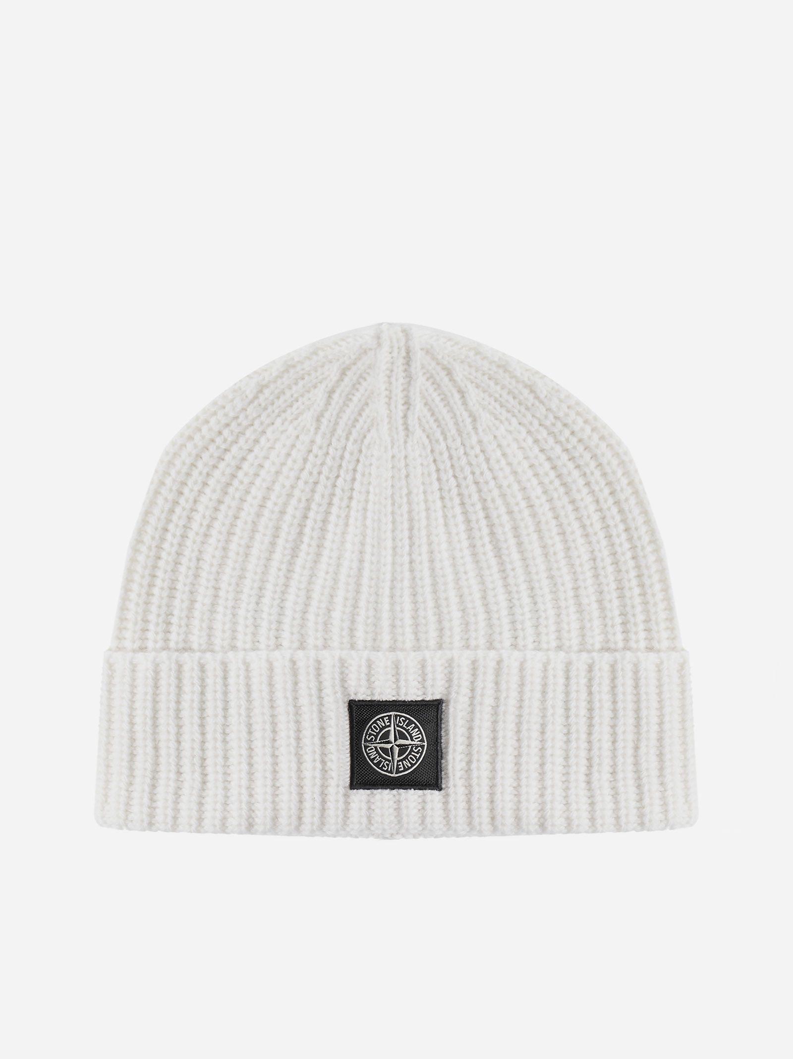 stone island beanie black