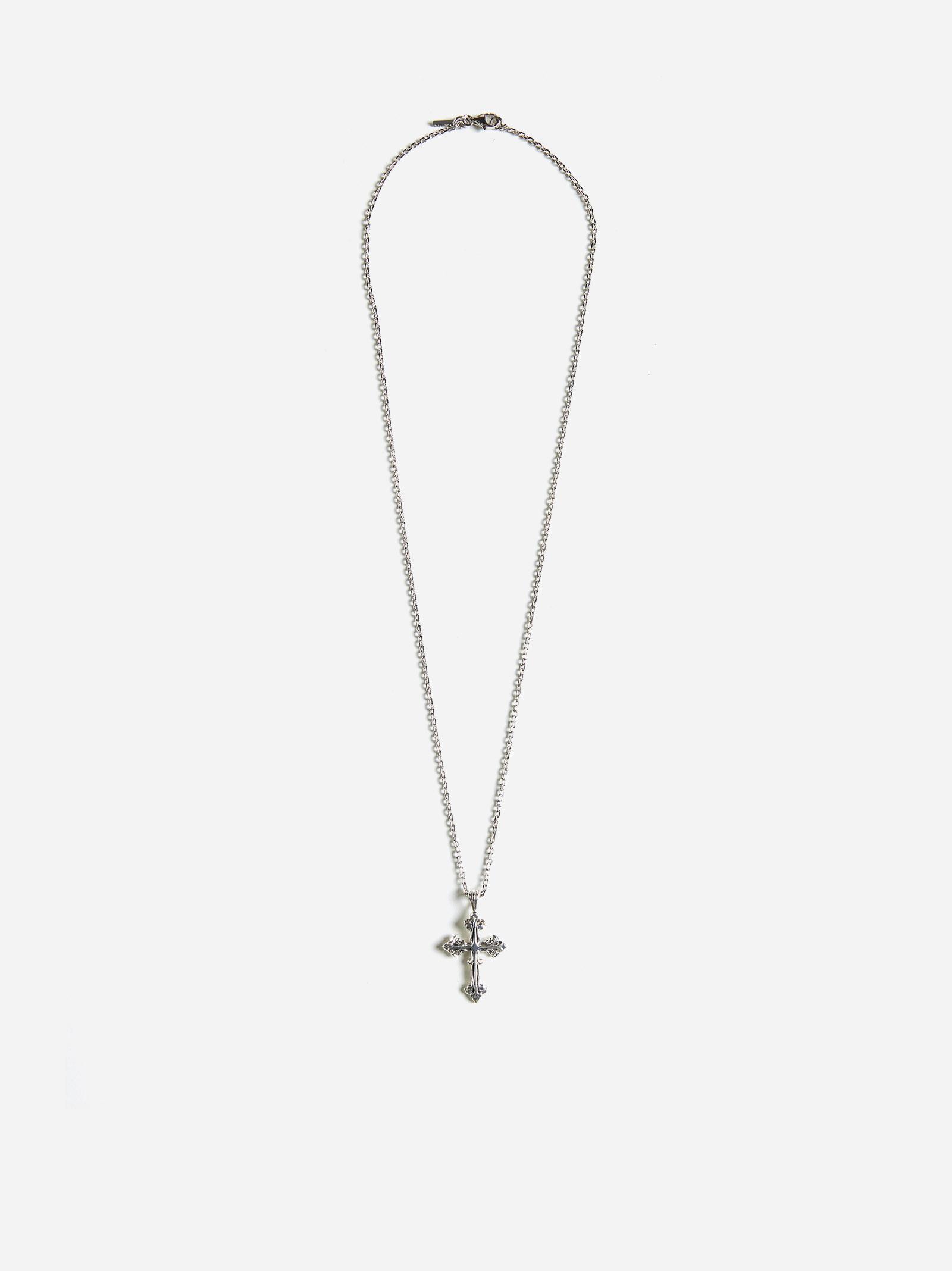 Emanuele Bicocchi Avelli Cross Necklace in White for Men | Lyst