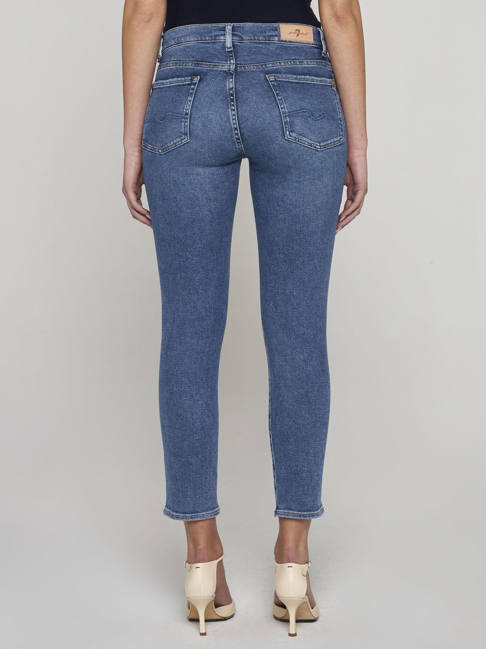 7 For All Mankind Roxanne Ankle Luxe Vintage Impulse Jeans in Blue | Lyst