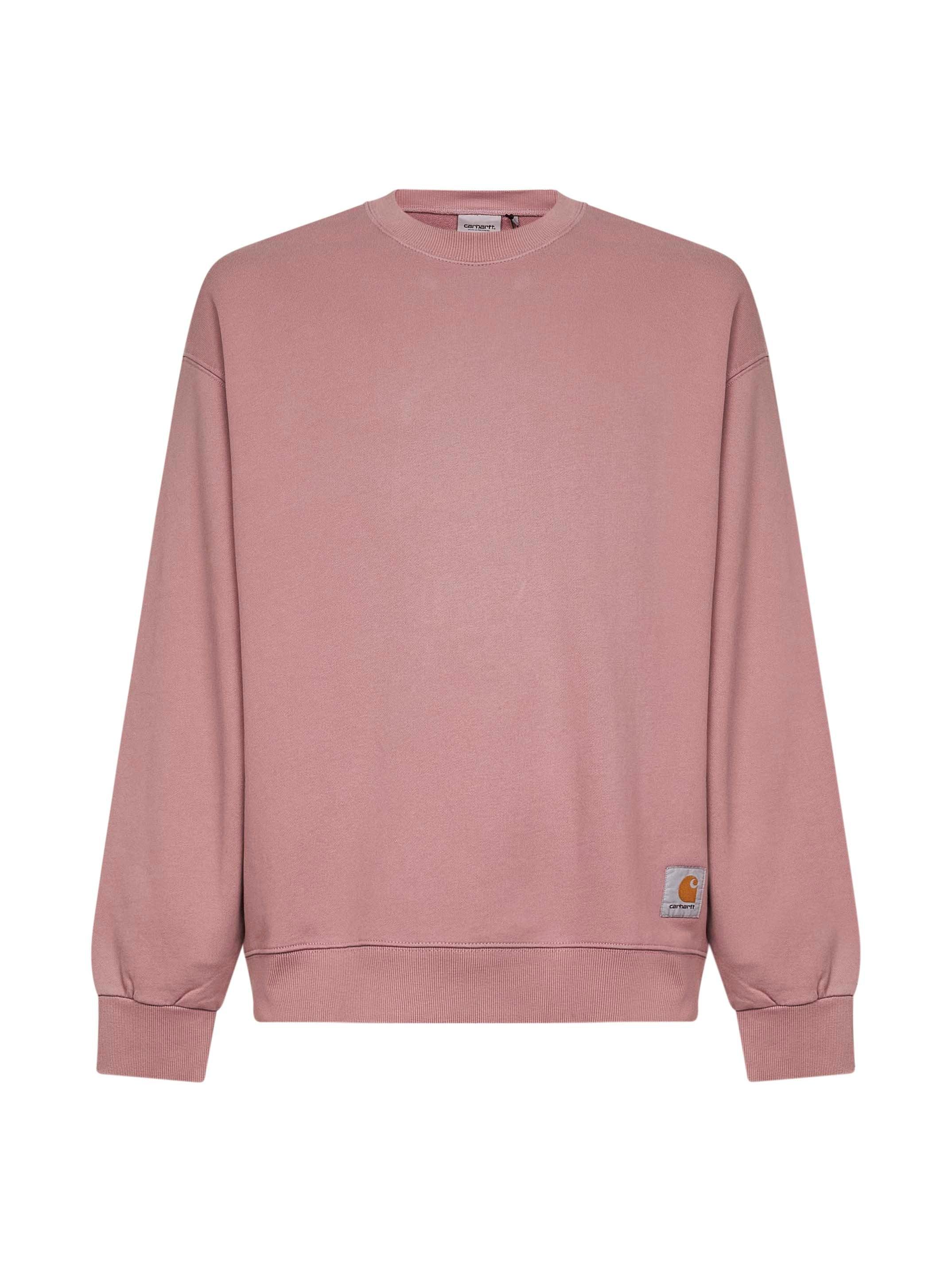 Carhartt Midweight Tencel Sweatshirt for Women in Aged Coral