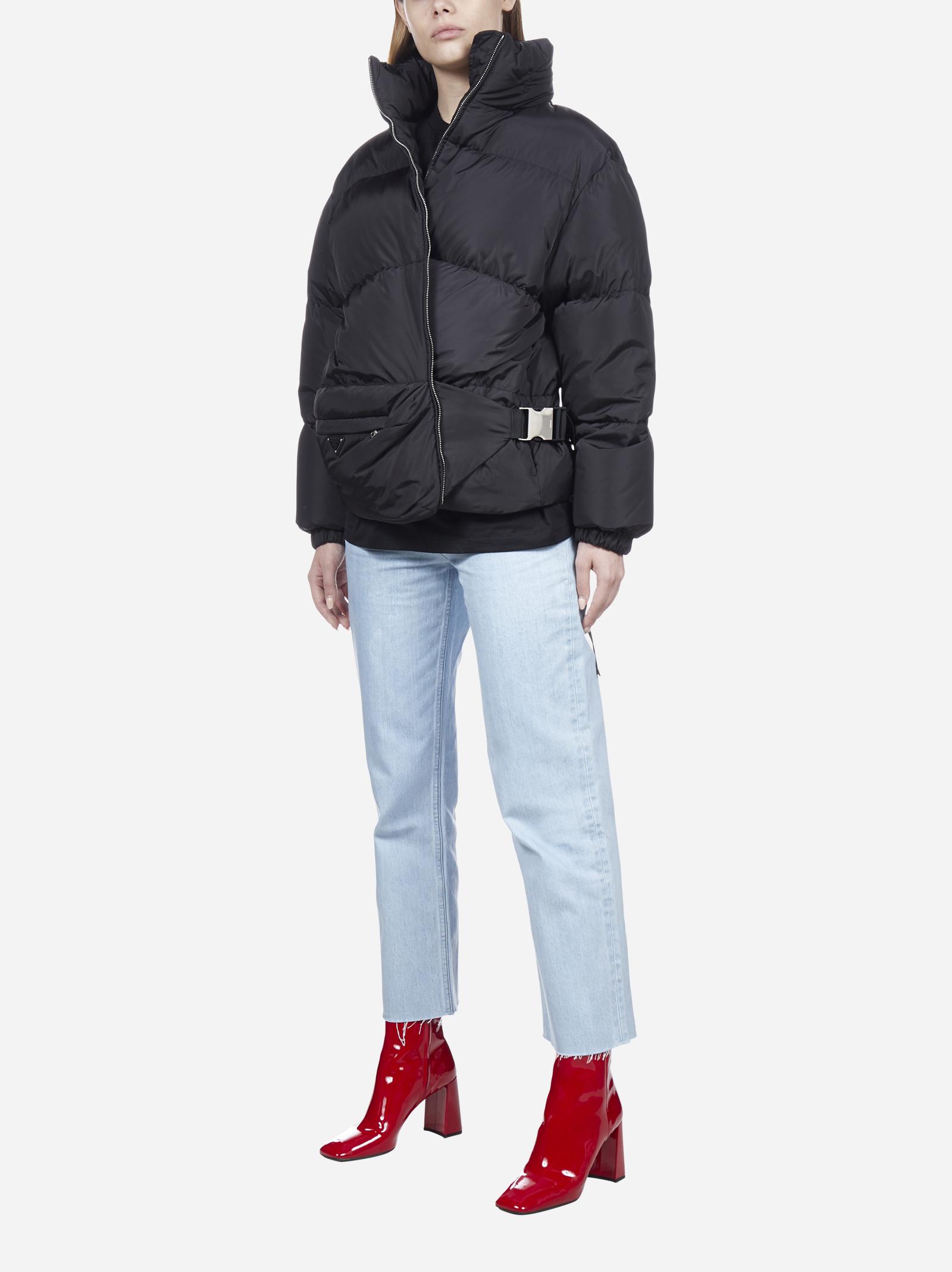 down jacket in a bag