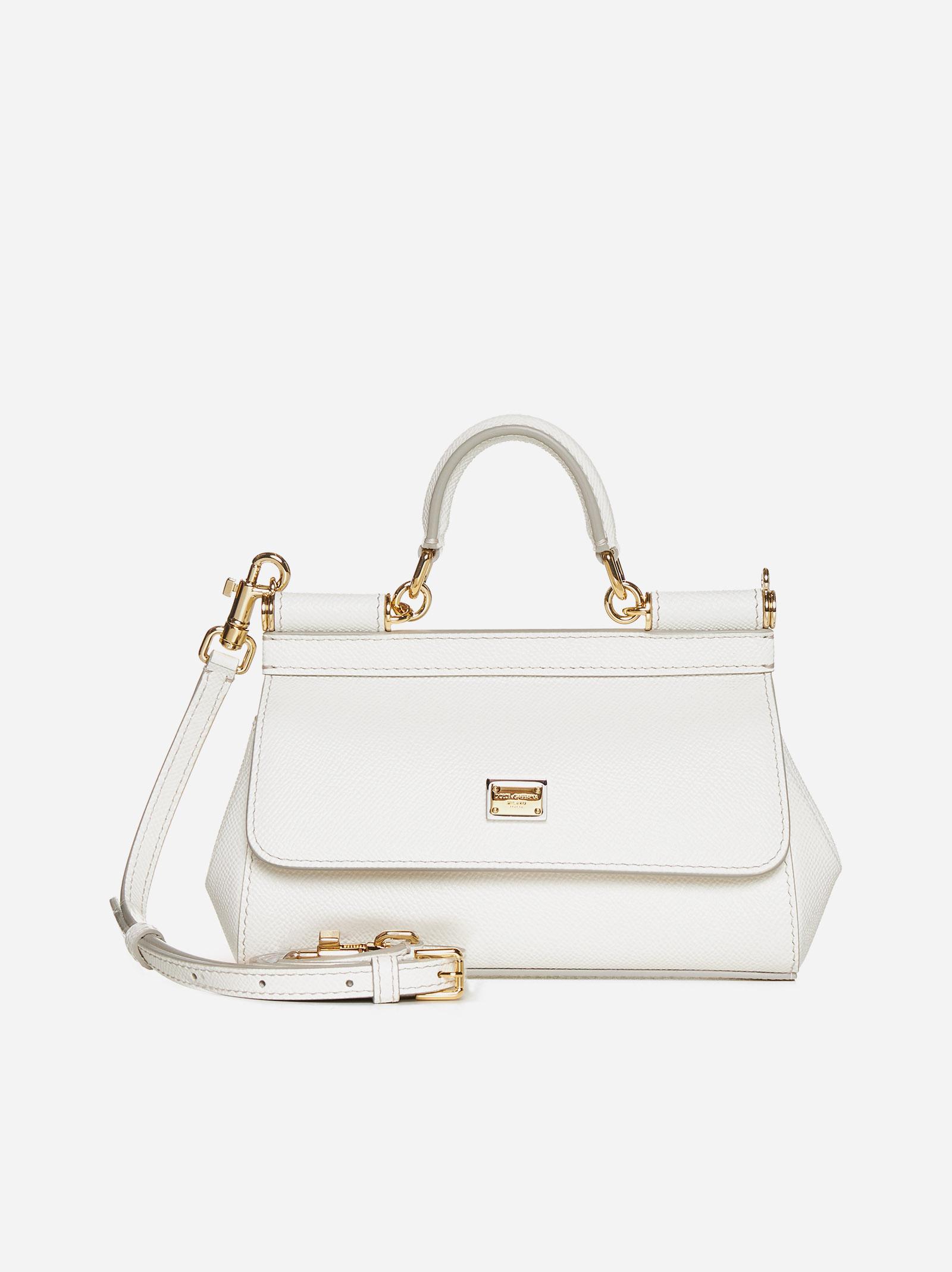 Small Sicily handbag in White