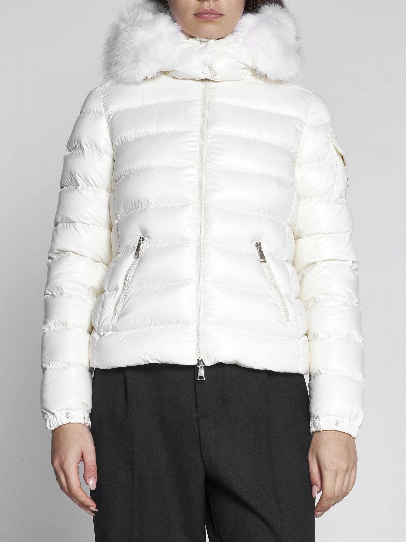 Moncler Badyfur Quilted Nylon Down Jacket in White | Lyst