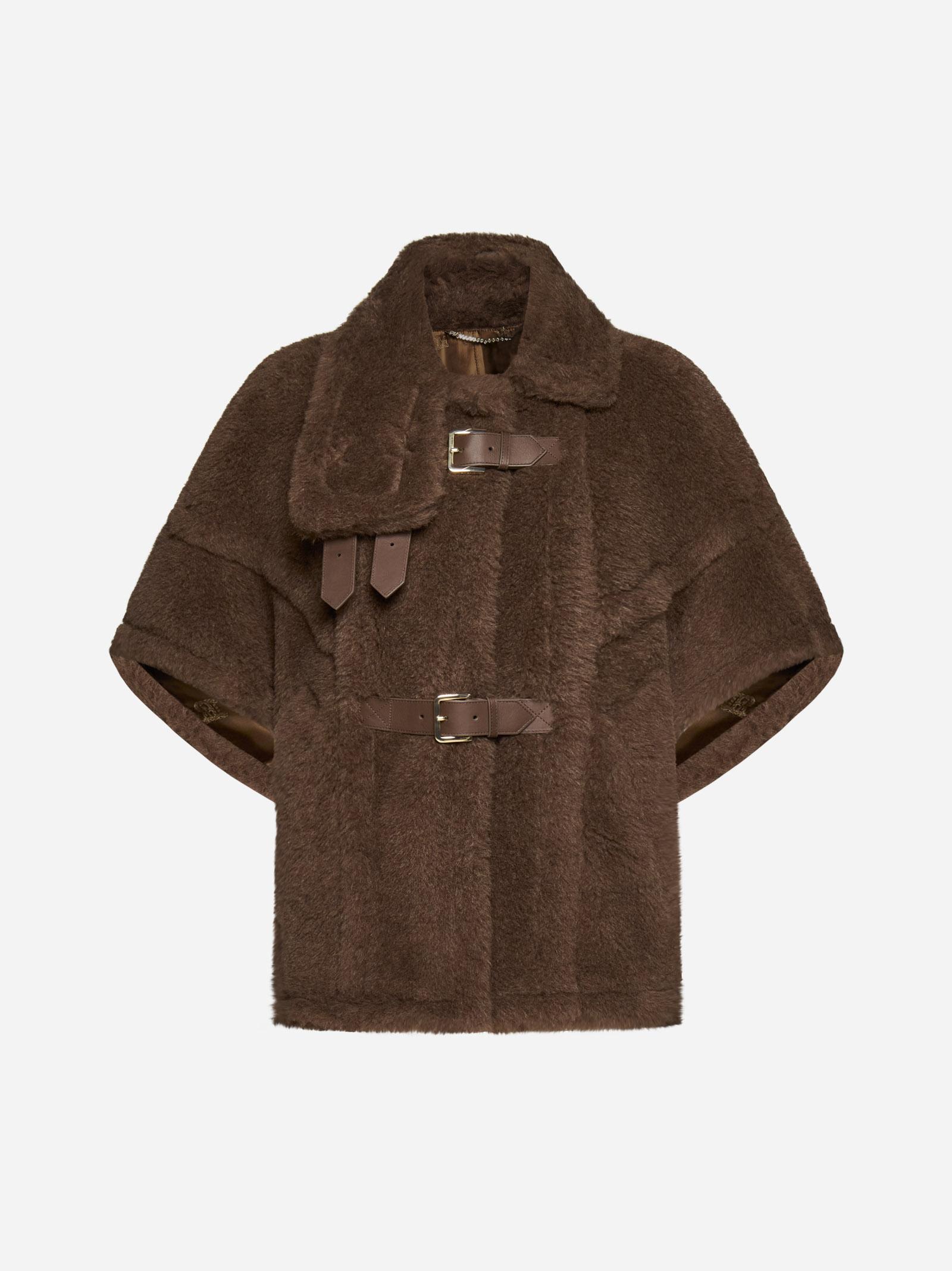 【新品】Dolce. teddy poncho/brown Dolce. teddy poncho/brown