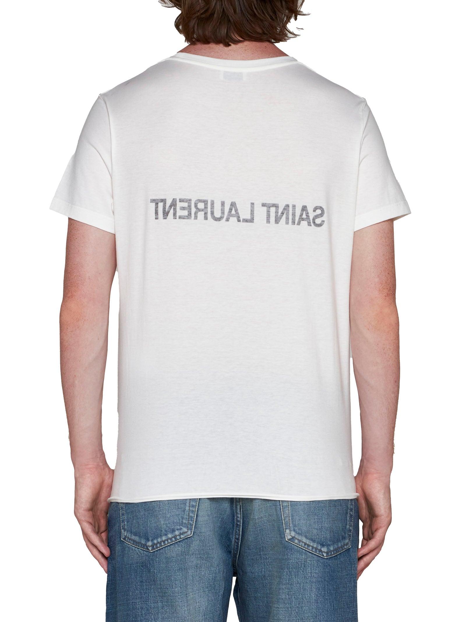 Men's Saint Laurent Short sleeve t-shirts | Lyst