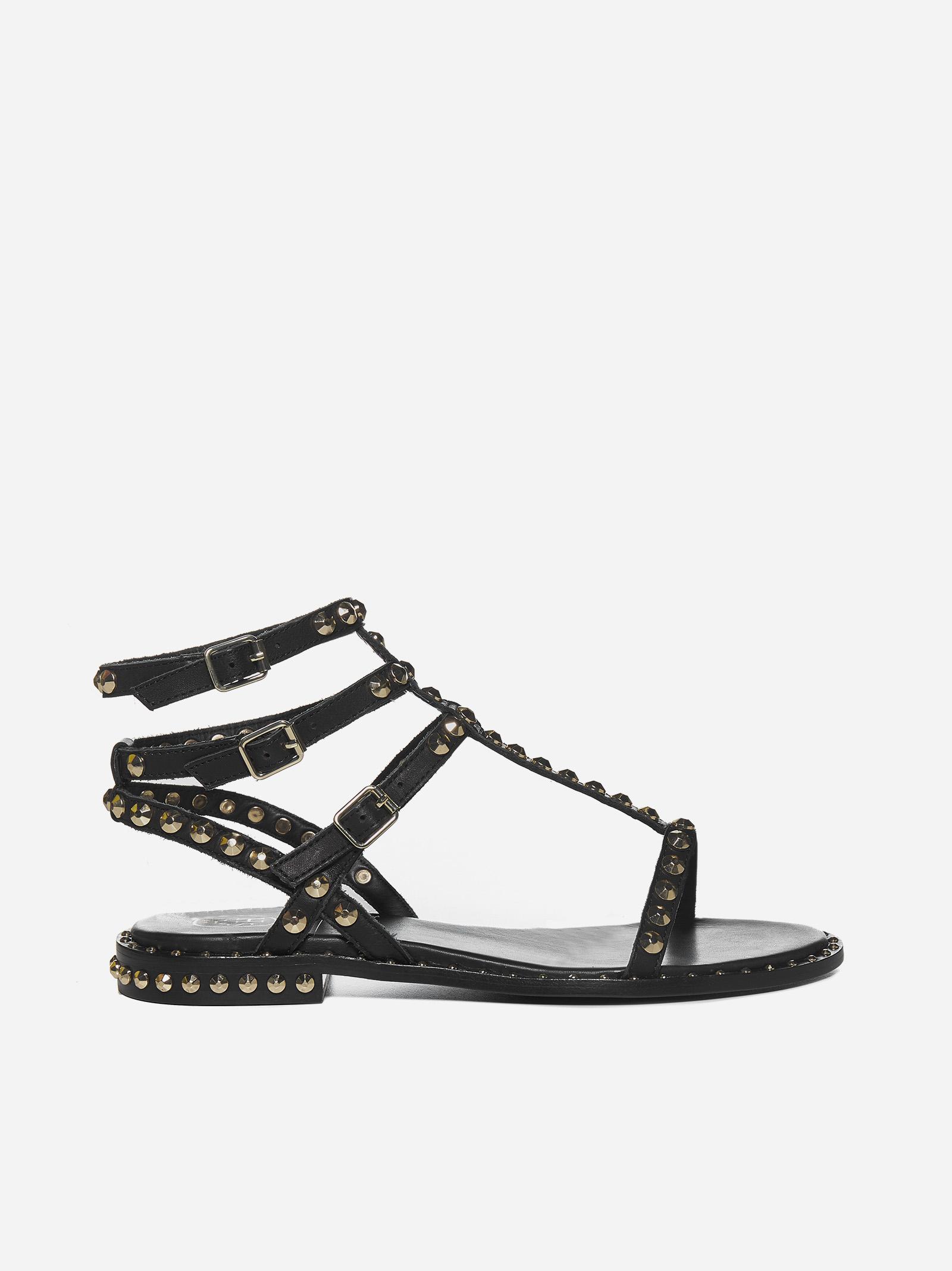 Ash Leather Sandals in Black - Save 20% | Lyst