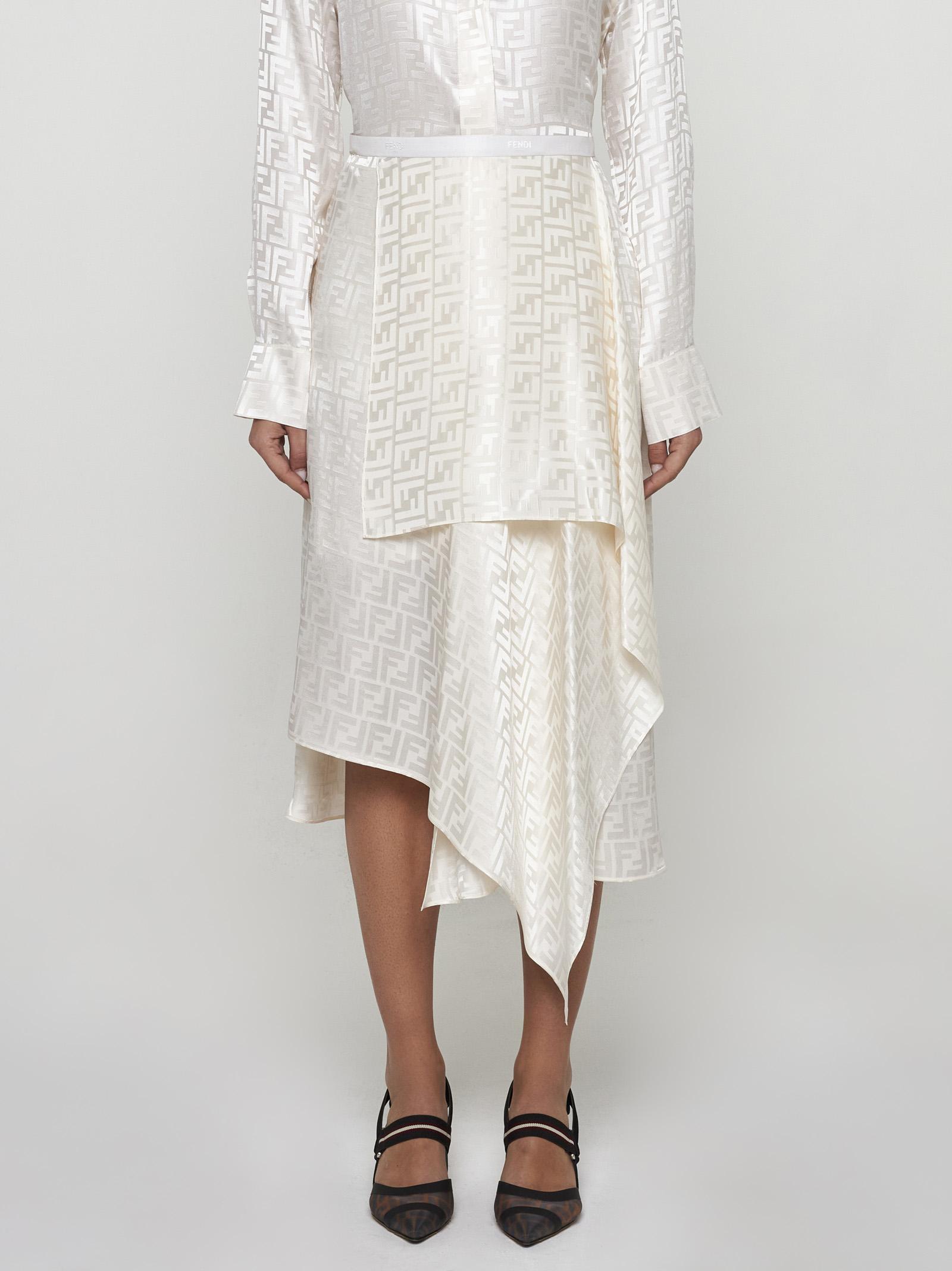 【関税＆送料込み】Fendi Ff Silk Skirt Shop Women's Designer Silk Skirts | FENDI US
