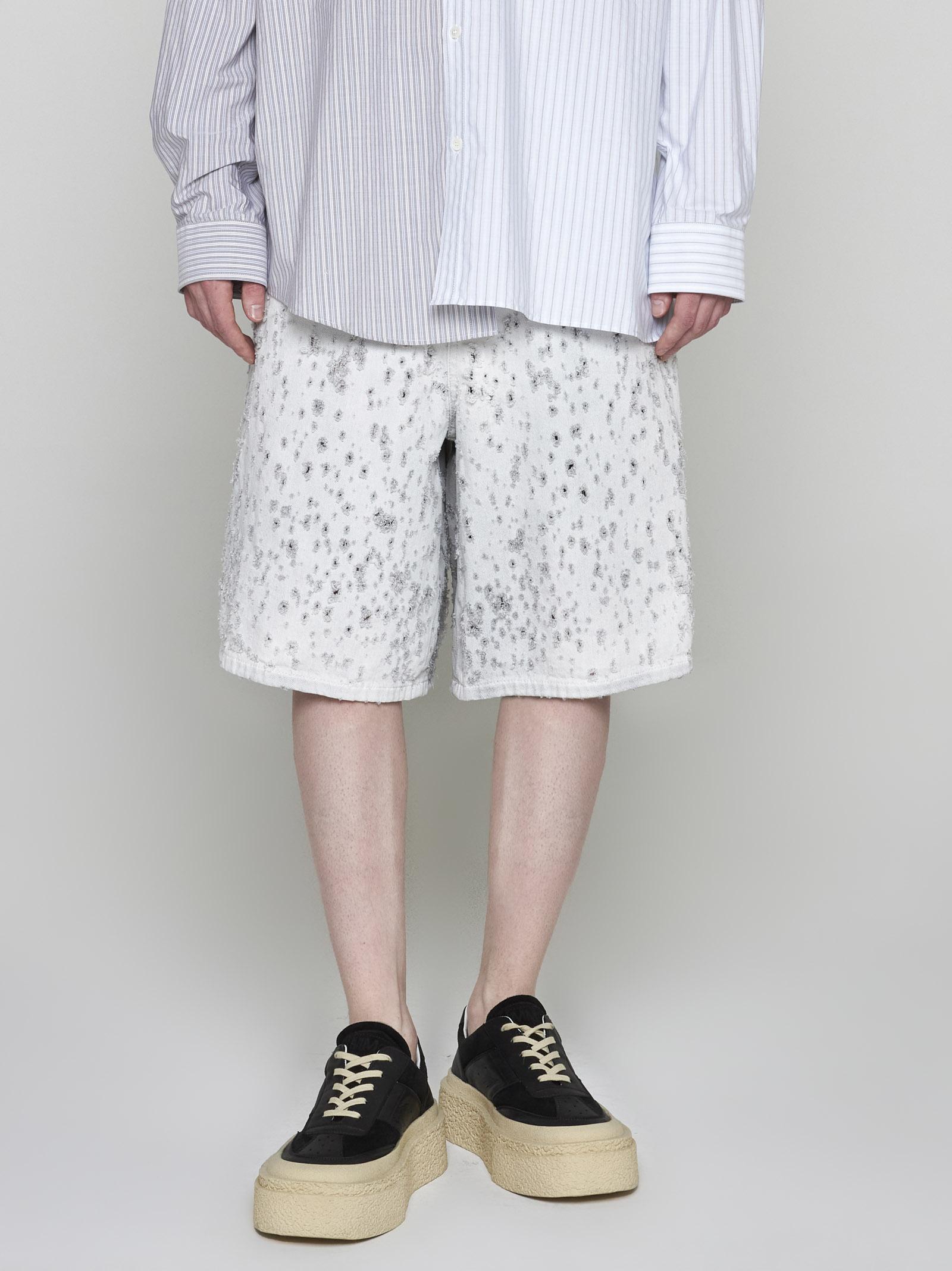 Cdg clearance glitter shorts