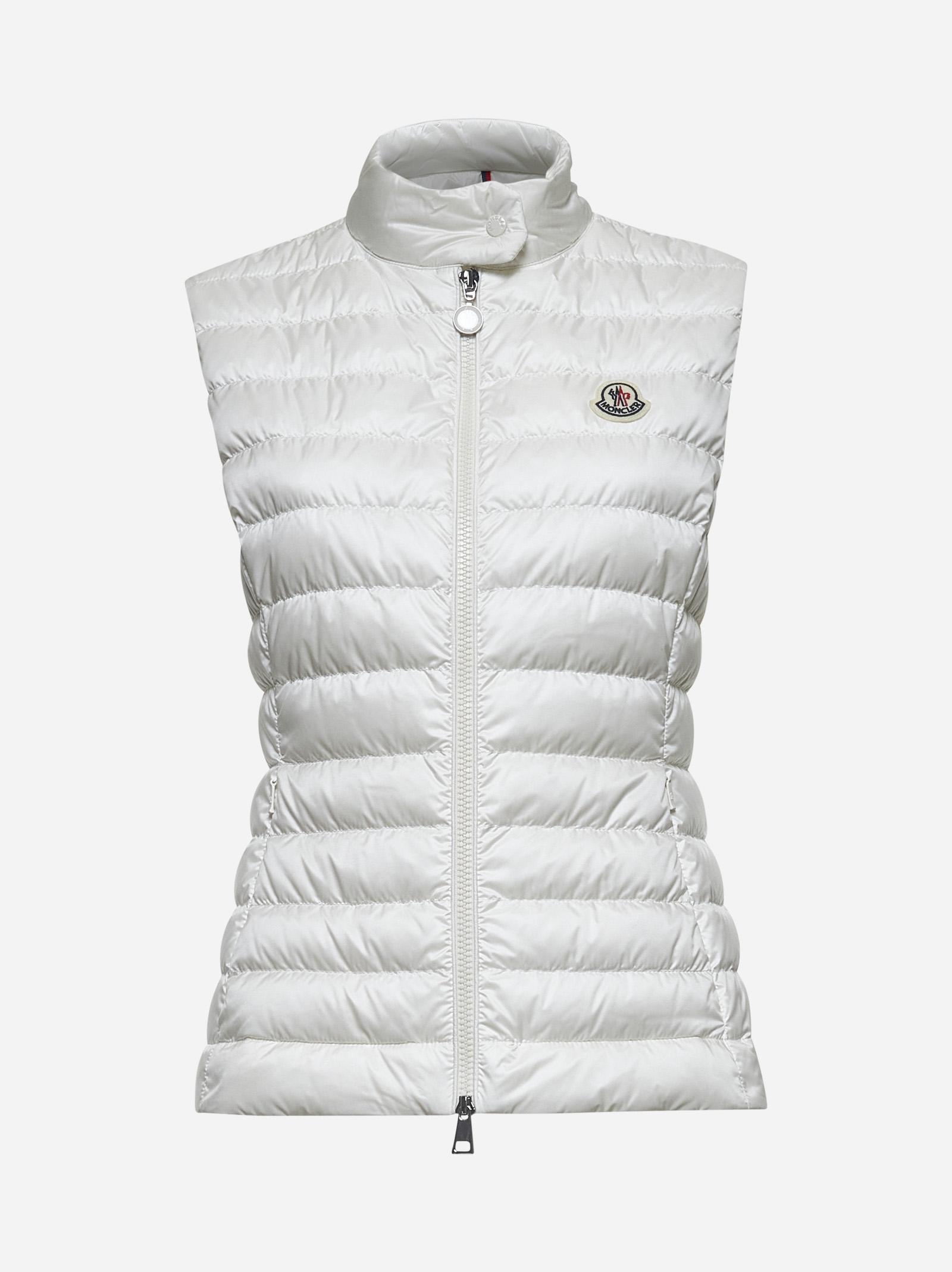 【関税＆送料込み】Moncler Igens Gilet Moncler Igens Padded Gilet in White | Lyst