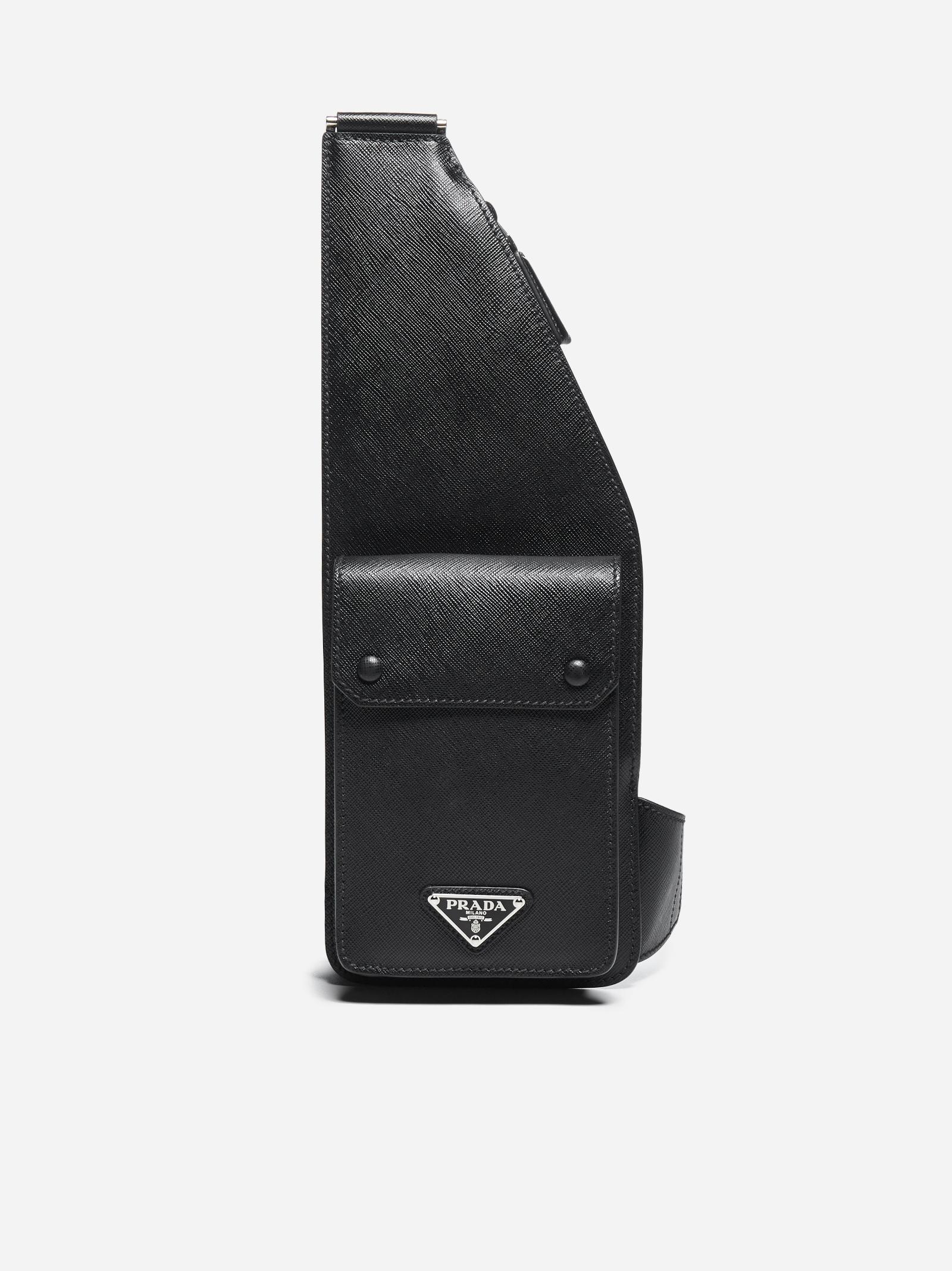 Prada Harness Crossbody Bag in Black for Men | Lyst