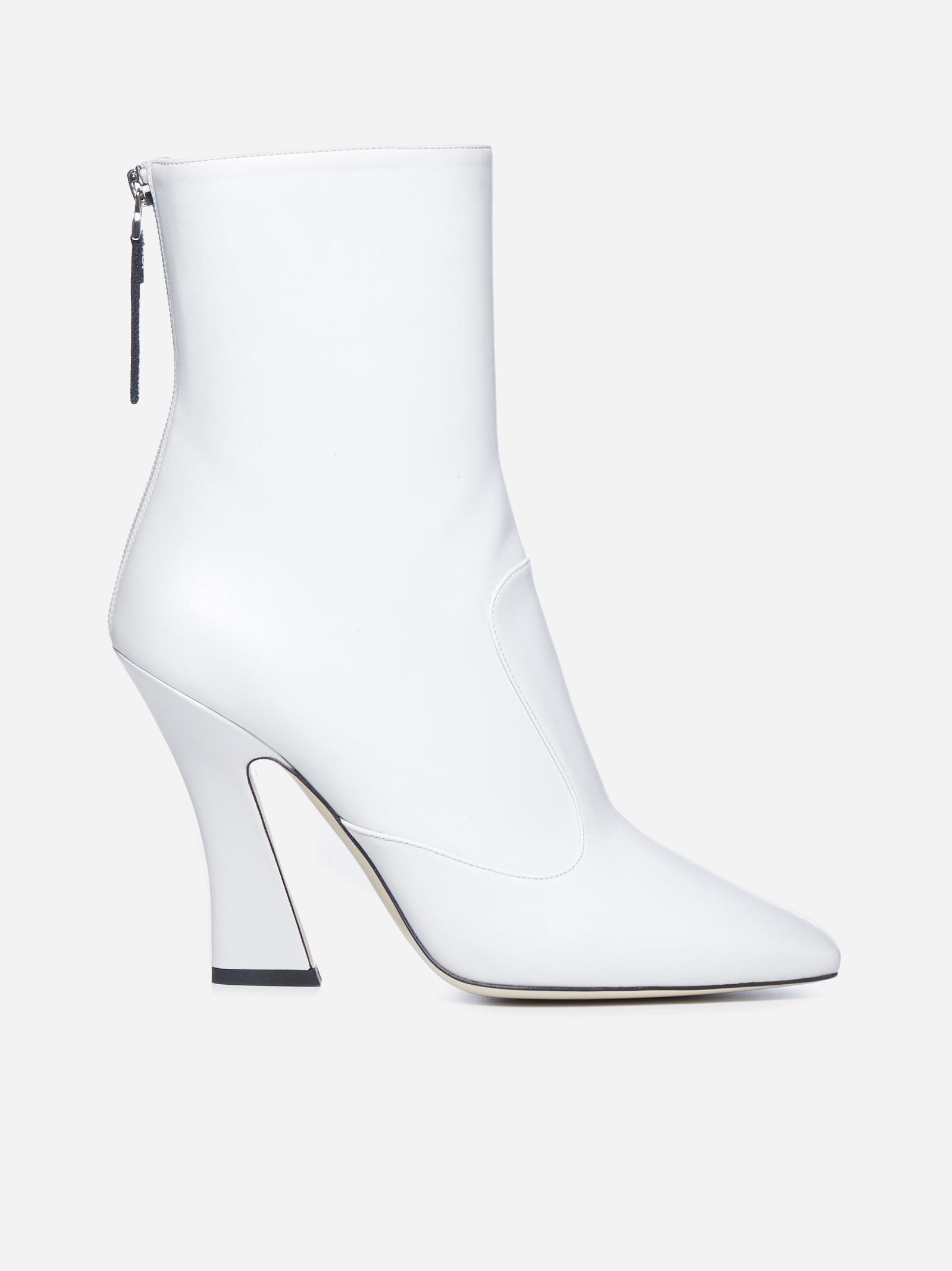 white fendi boots