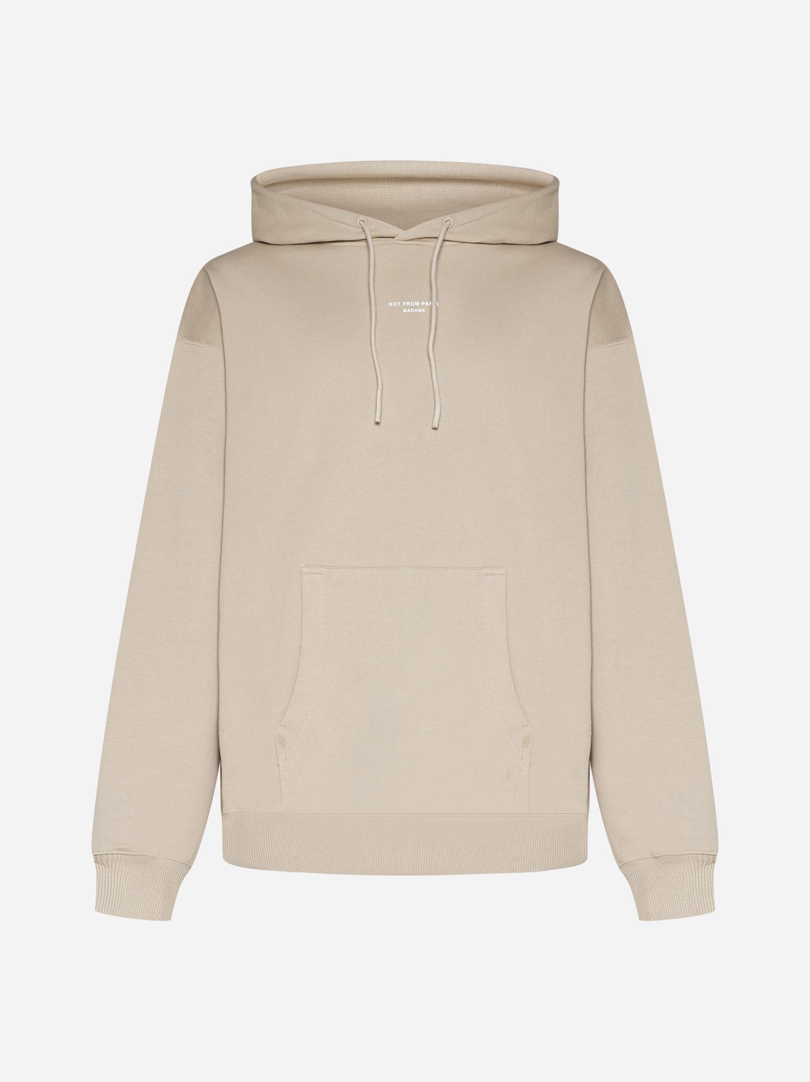 Drole de Monsieur Nfpm Cotton Hoodie in White for Men | Lyst