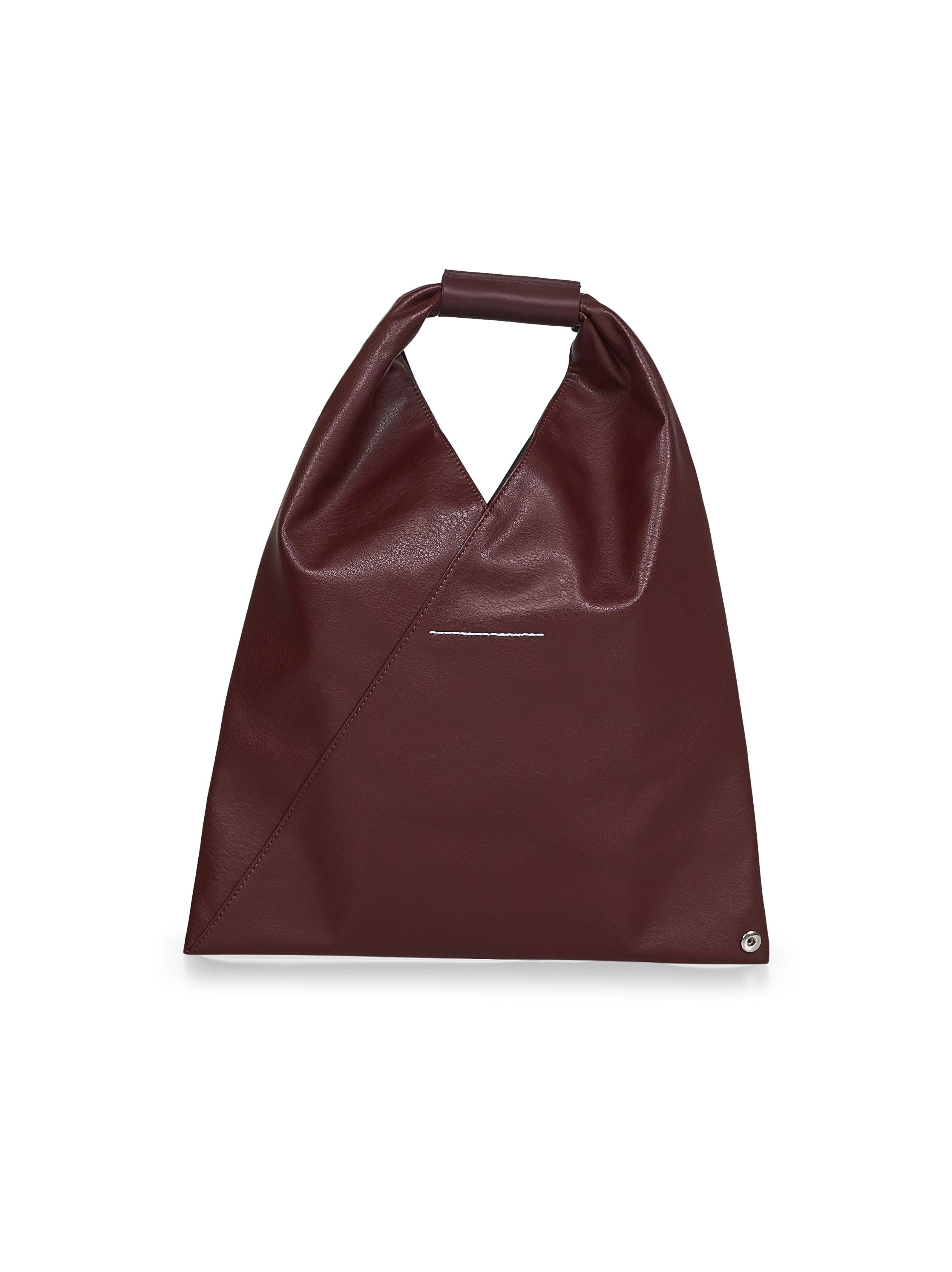 MM6 by Maison Margiela Burgundy Japanese Bag Classic Small
