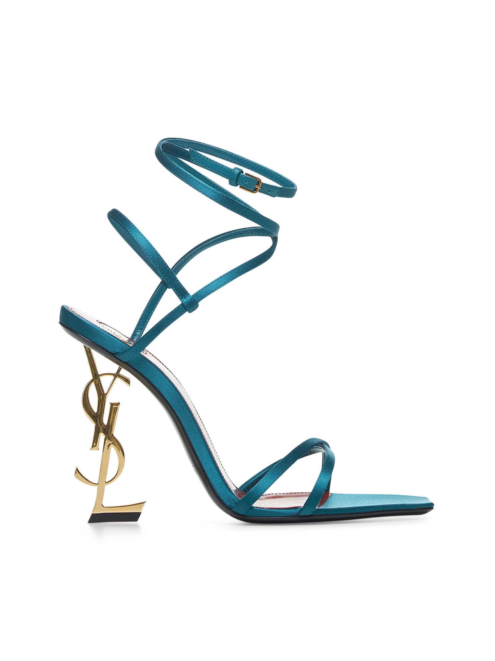 Women's Saint Laurent Sandal heels | Lyst