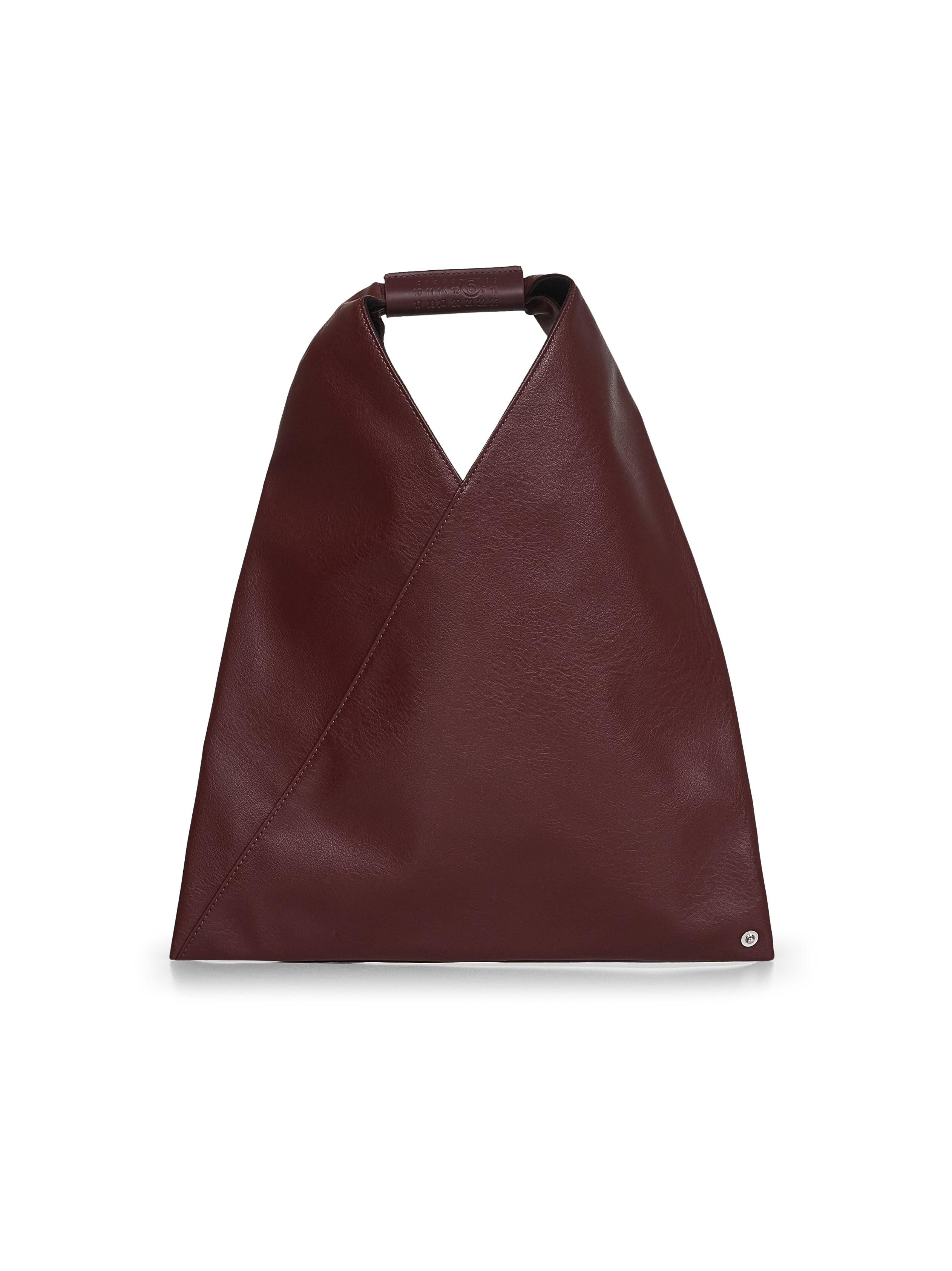 MM6 by Maison Margiela Burgundy Japanese Bag Classic Small