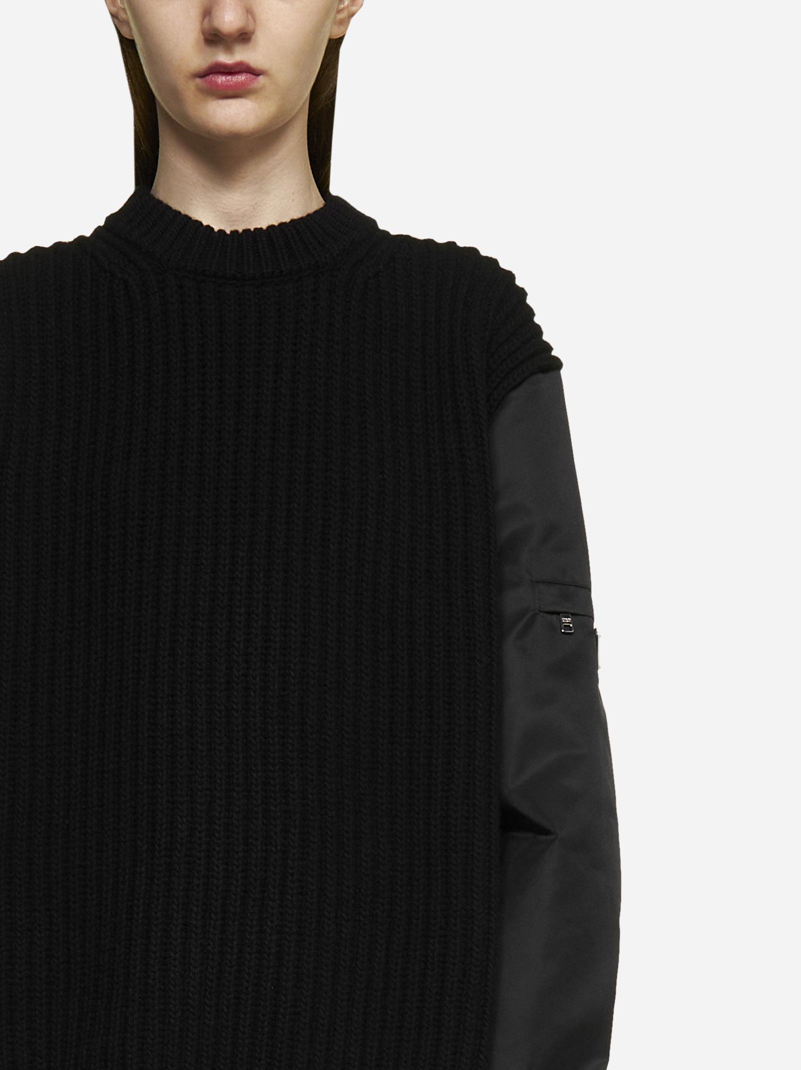 Prada nylon cheap turtleneck sweater