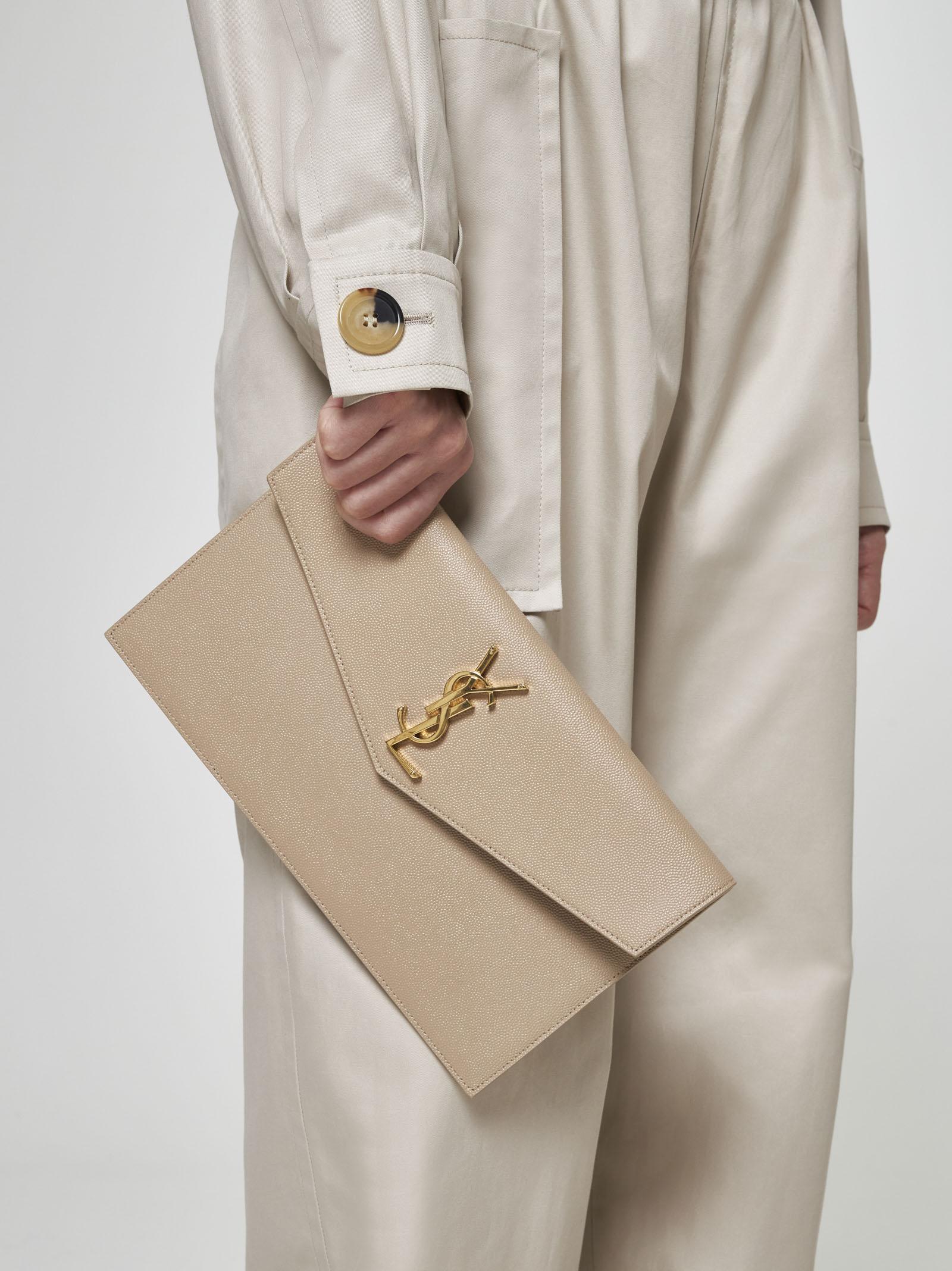 Uptown Clutch Ysl Clutch Bag Flannels Uptown Small Leather