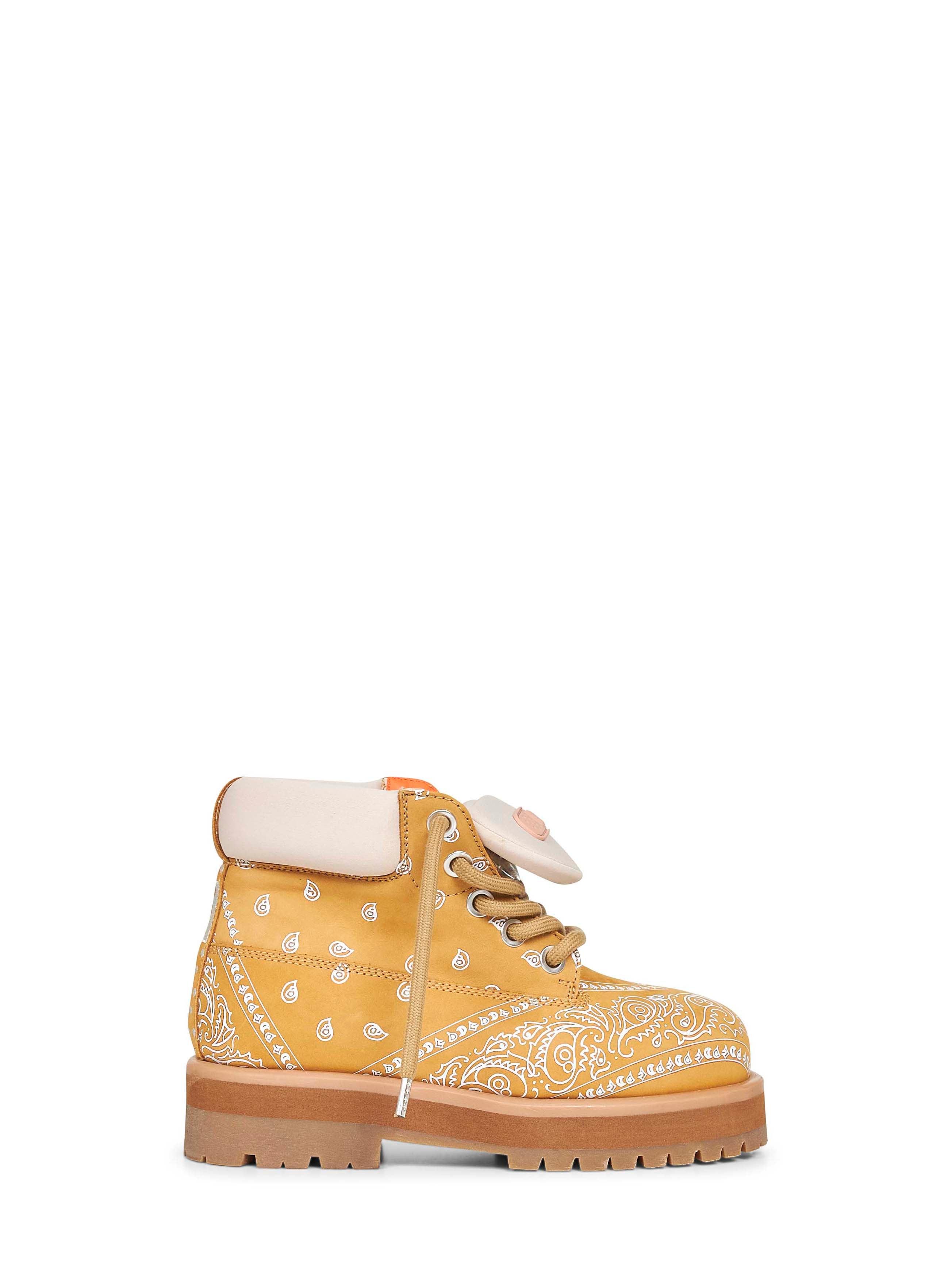 PDF Bandana Print Nubuck Strada Low Bandana Ankle Boots in