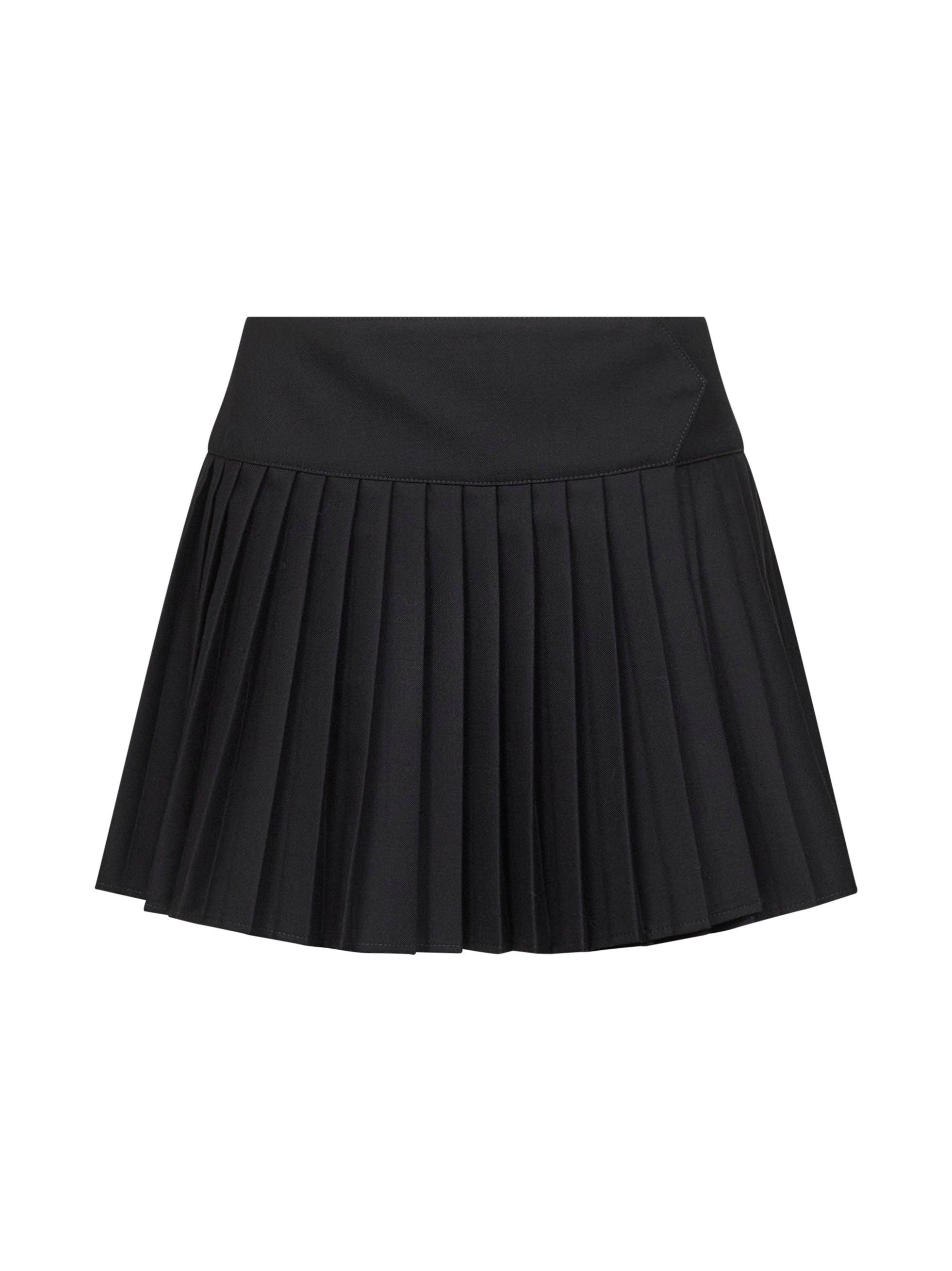ミニスカート OFF WHITE Women Skirts OWDB486F23JER0011001 Black SETUP対応】コットン刺繍バルーンミニスカート(M OFF WHITE