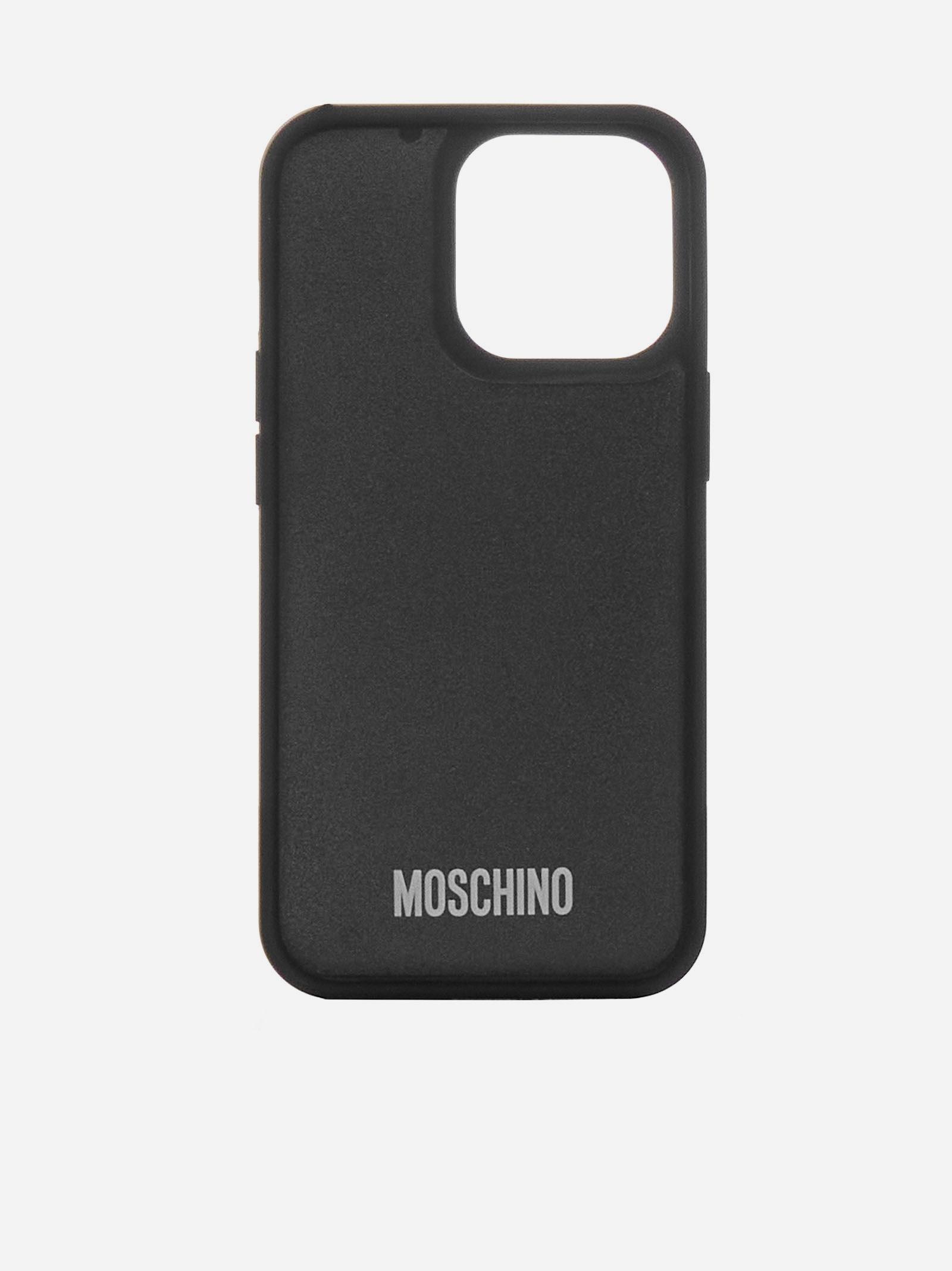 Moschino Iphone 13 Pro Cover In Black Save 26 Lyst