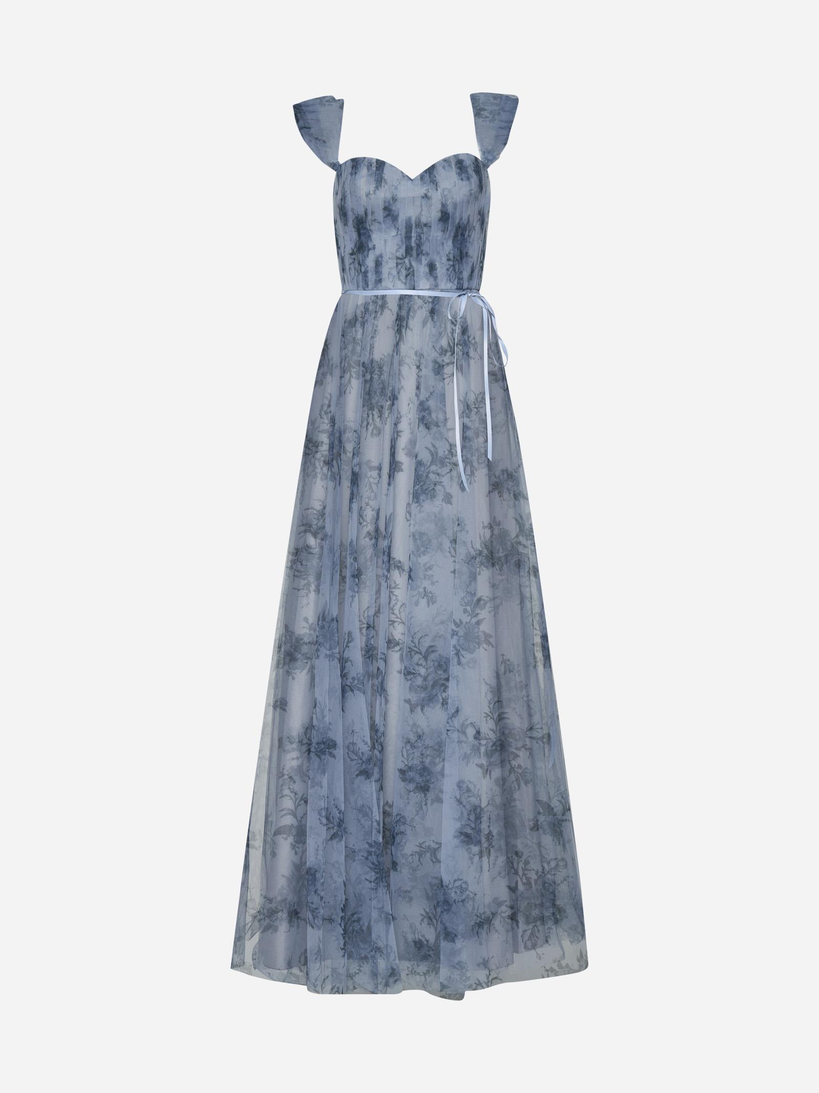 marchesa notte blue bird lace dress $995 NEW Marchesa Notte Lace Green Blue Embroidered Gown Guipure Dress Flowers 2