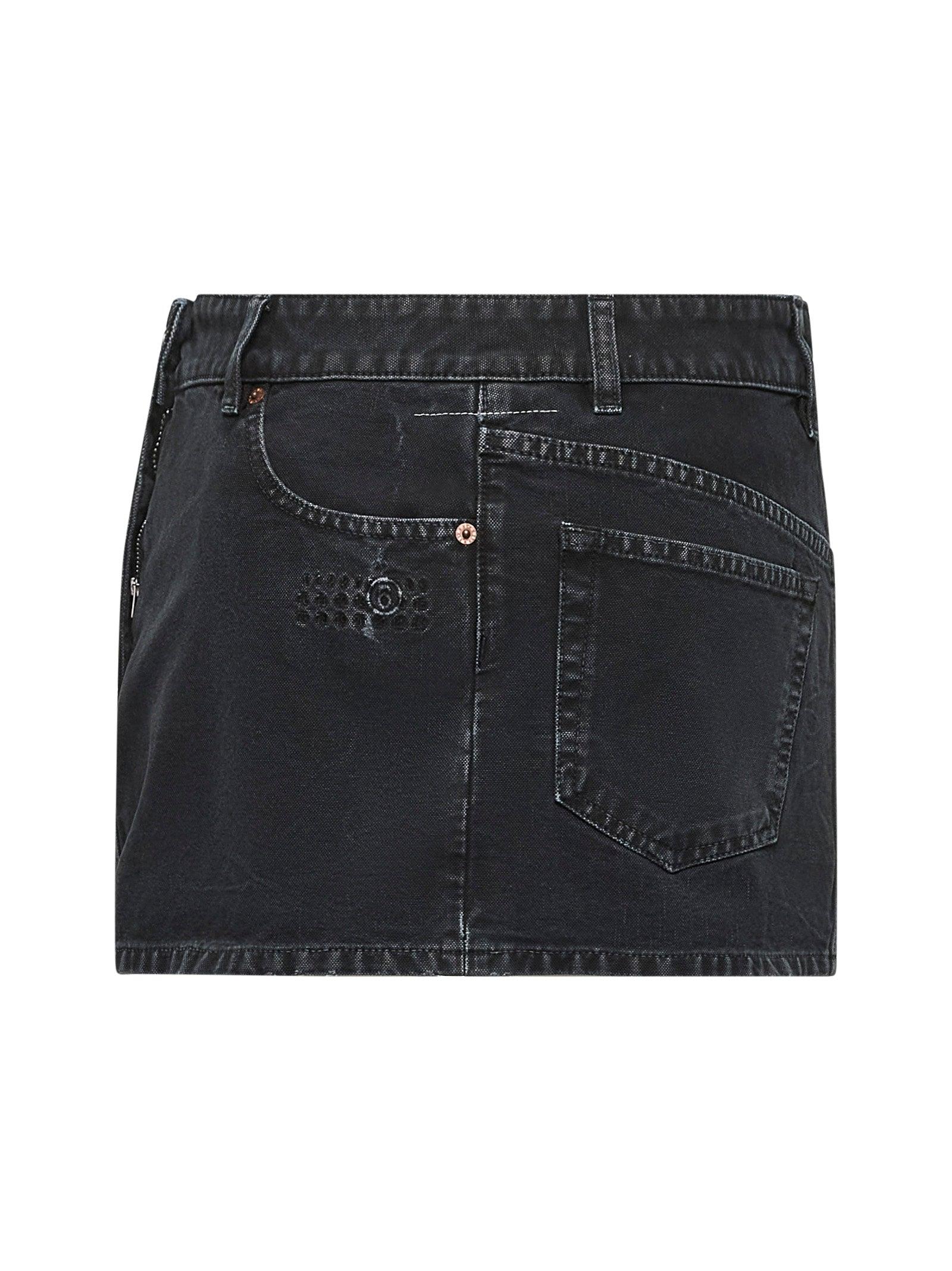 MM6 Maison Margiela - Long Denim Skirt | HBX - Globally