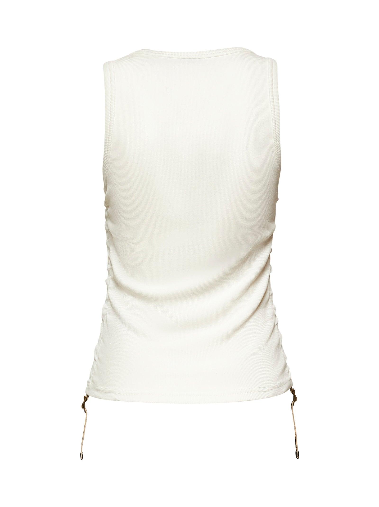 BURBERRYノースリーブ レディース Burberry Ladies White Roundneck Sleevless Dress, Brand Size