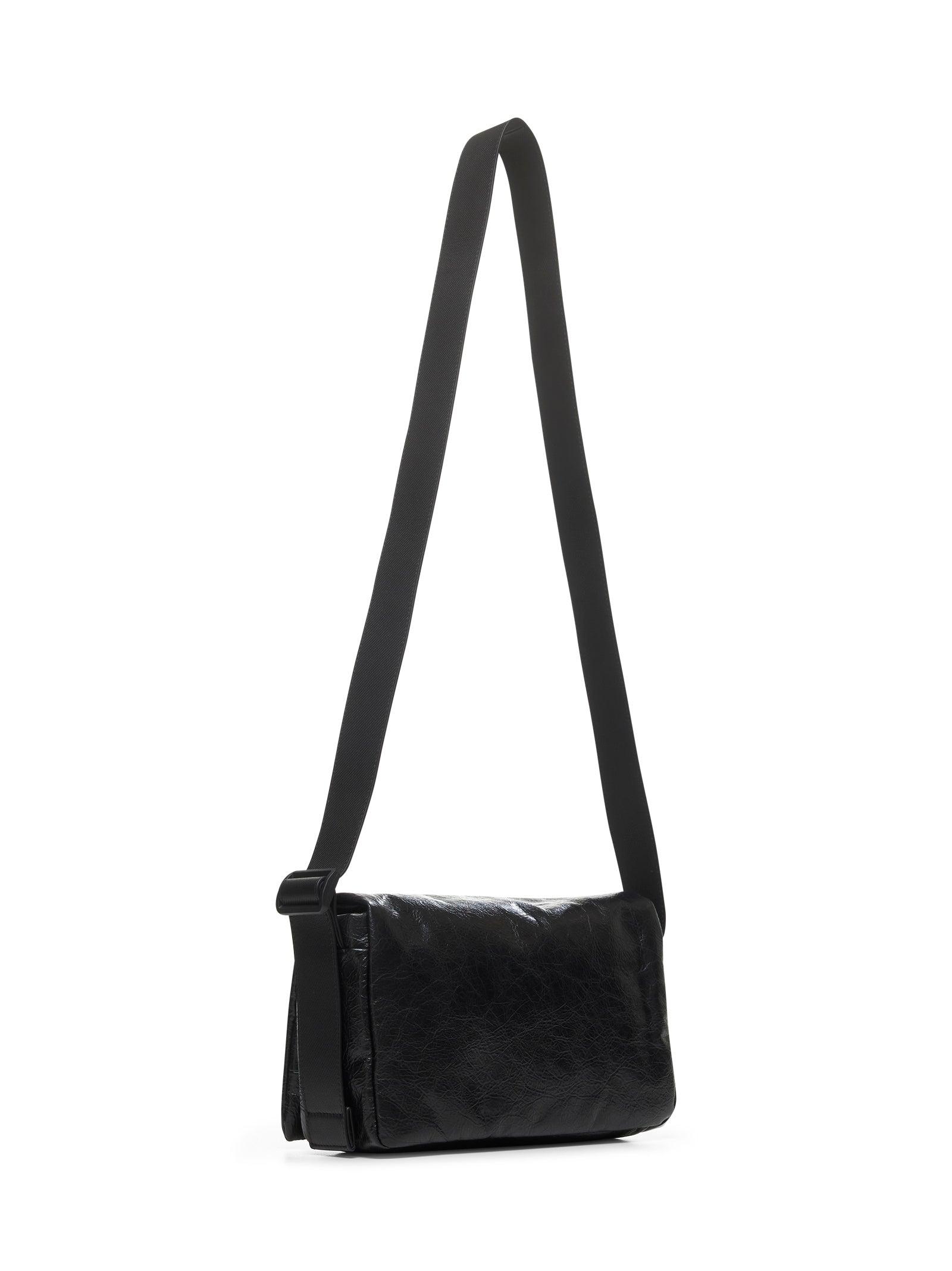 Balenciaga Monaco Flap Messenger S Bag in White for Men | Lyst