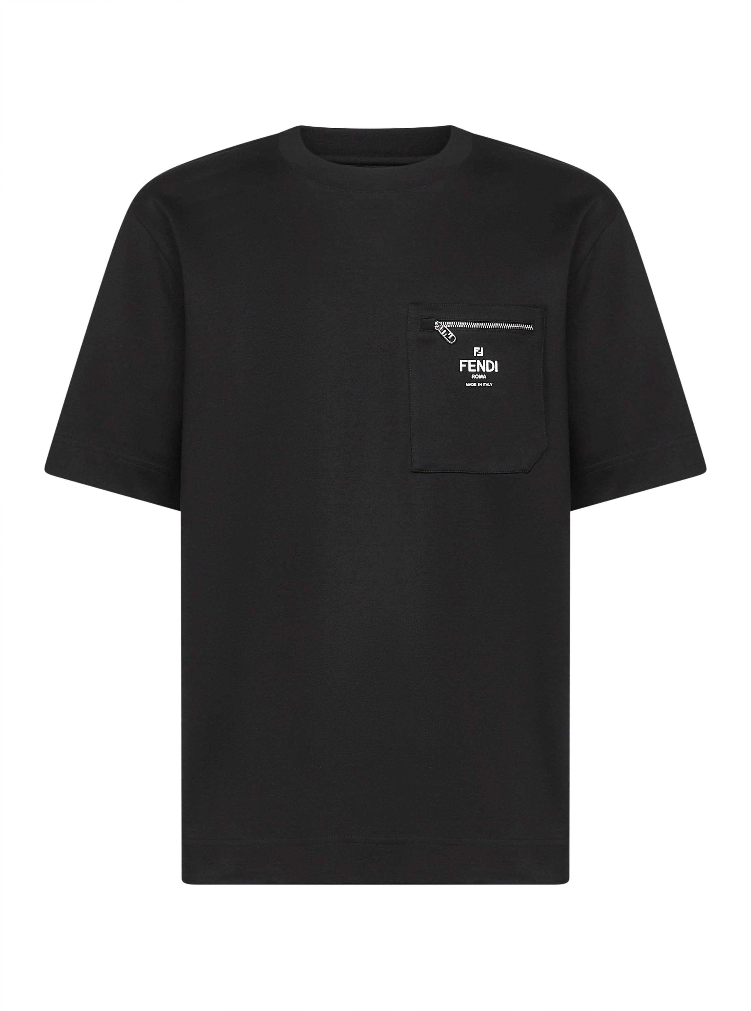 【FENDI】Short-sleeved T-shirt/追跡+関税+全国送料込み FENDI】Short-sleeved T-shirt/追跡+関税+全国送料込み (FENDI/T