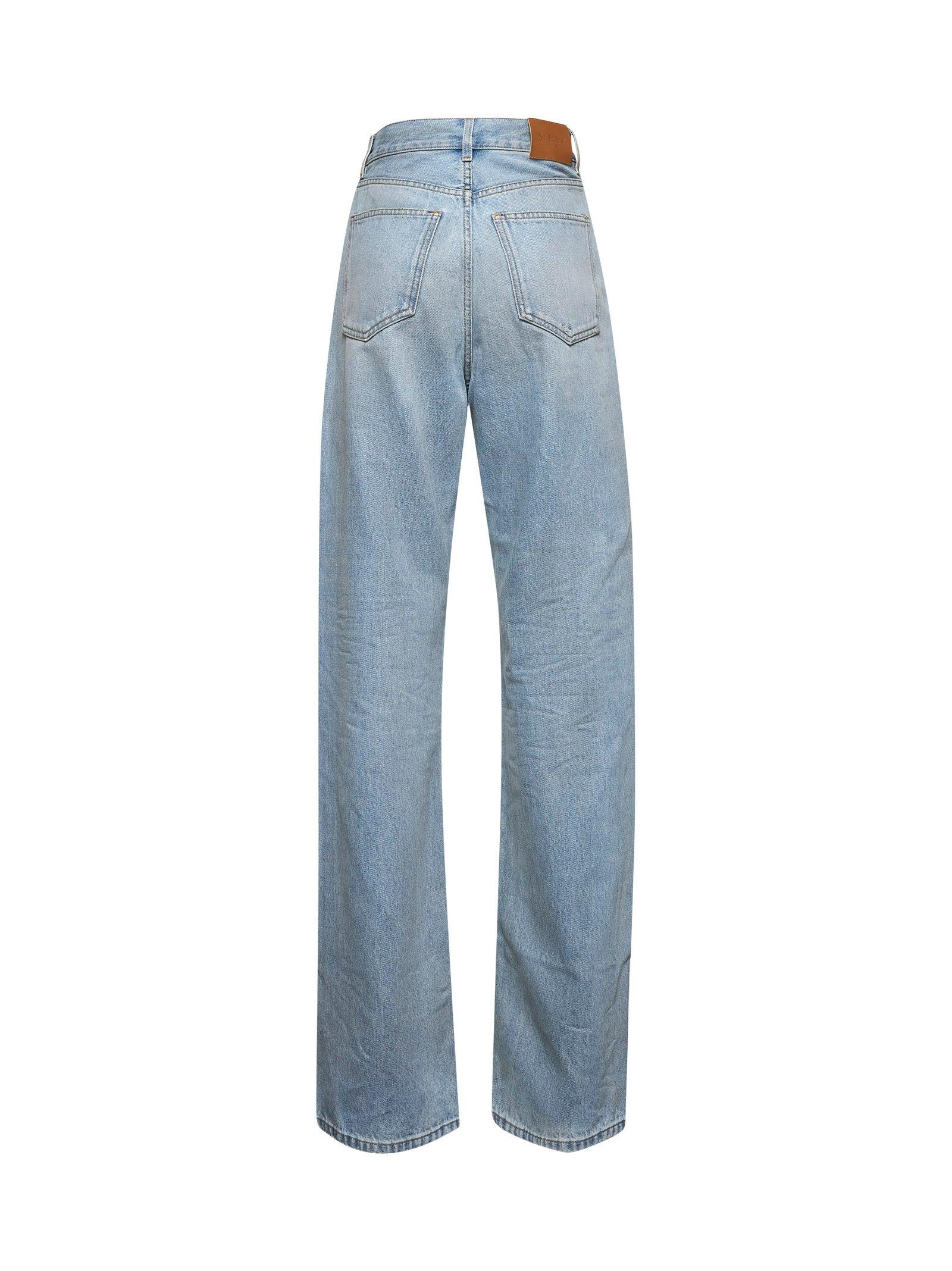 【Saint Laurent】 'V' jeans デニム Saint Laurent Denim V-Waist Jeans in Blue | Lyst