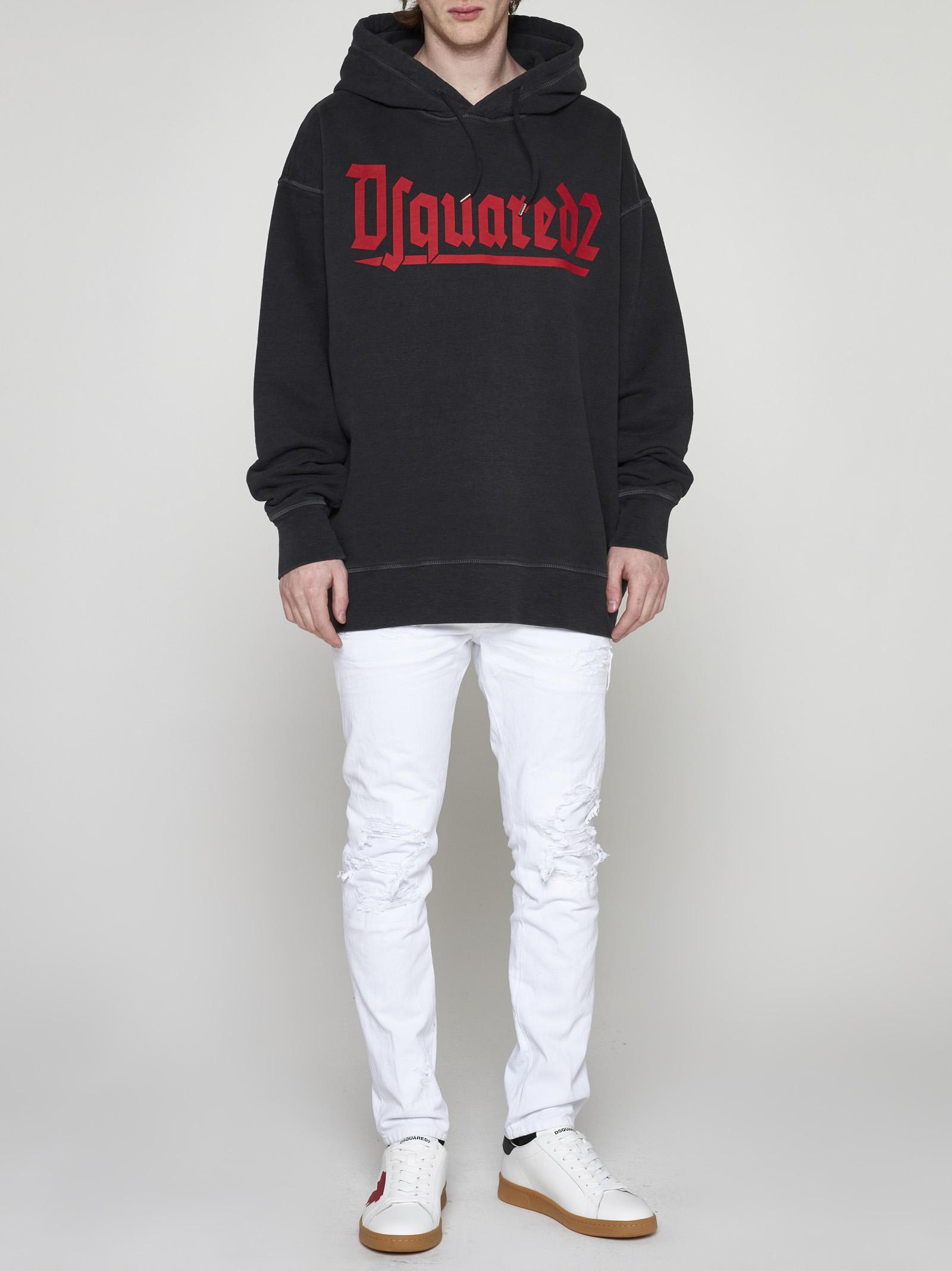 DSquared² Logo Cotton Hoodie for Men | Lyst